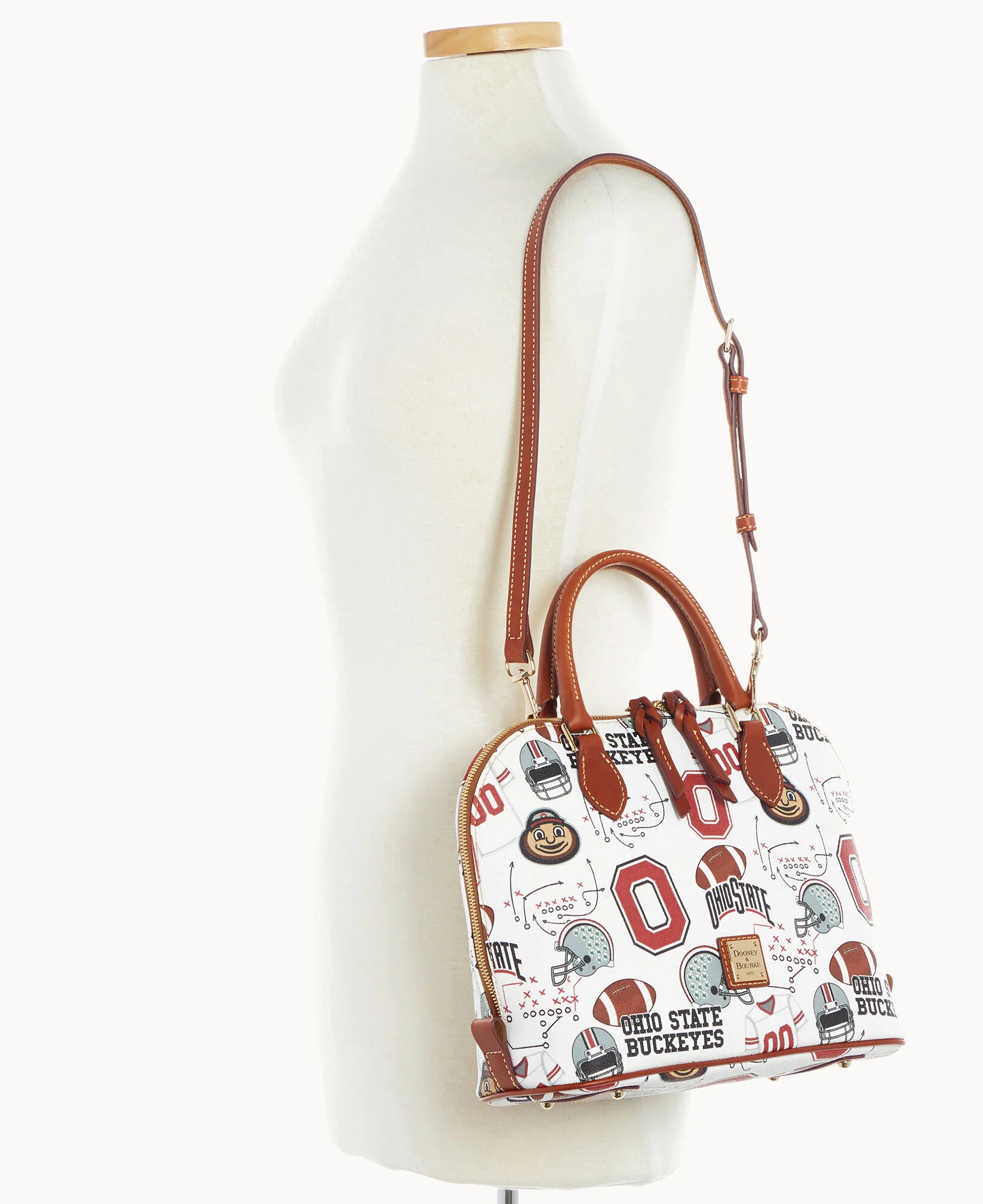 Collegiate Ohio State University Zip Zip Satchel - Image 8