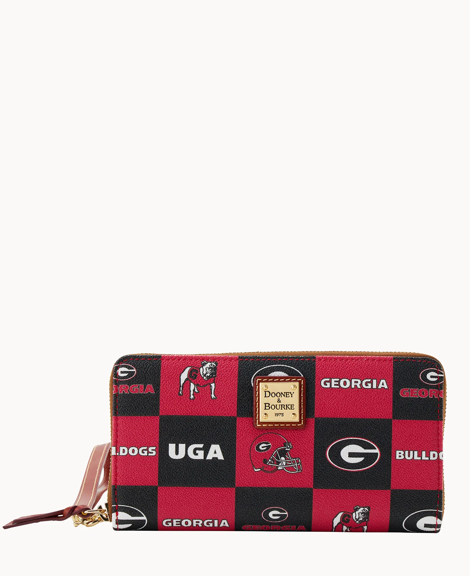 Collegiate University of Georgia Large Zip Around Wristlet