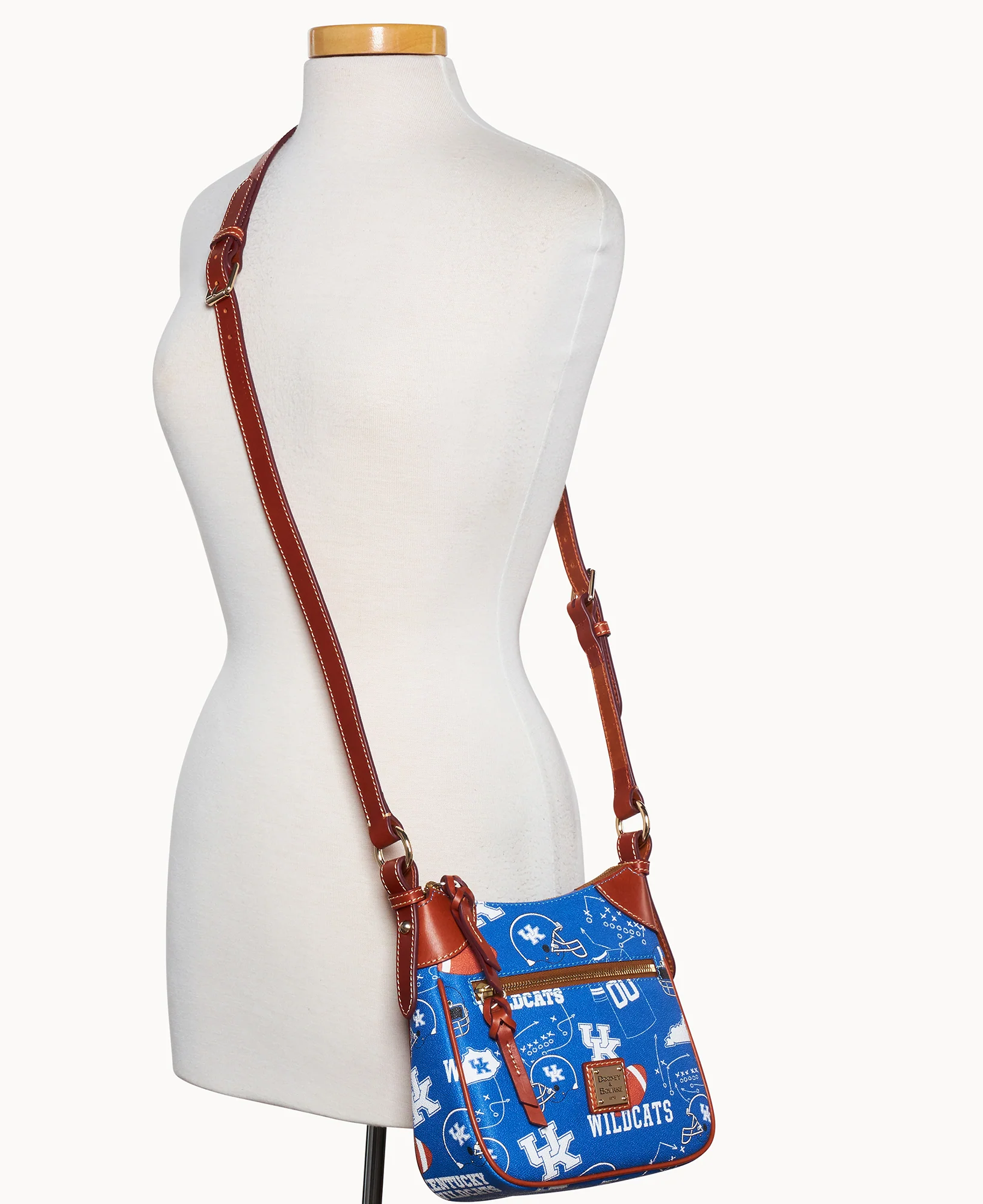 Collegiate University of Kentucky Front Zip Crossbody - Image 4