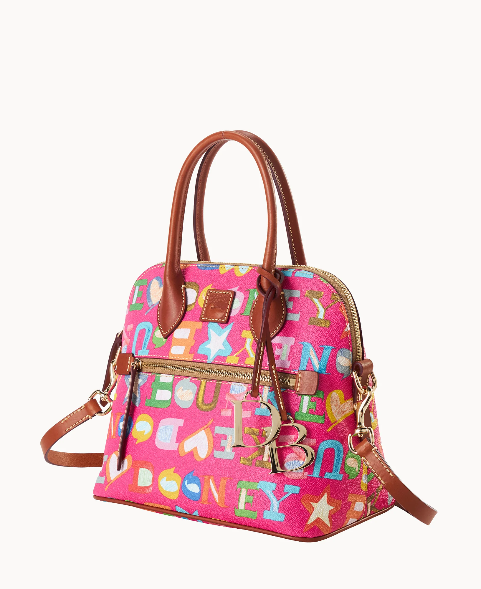 Doodle II Coated Cotton Domed Satchel - Image 18