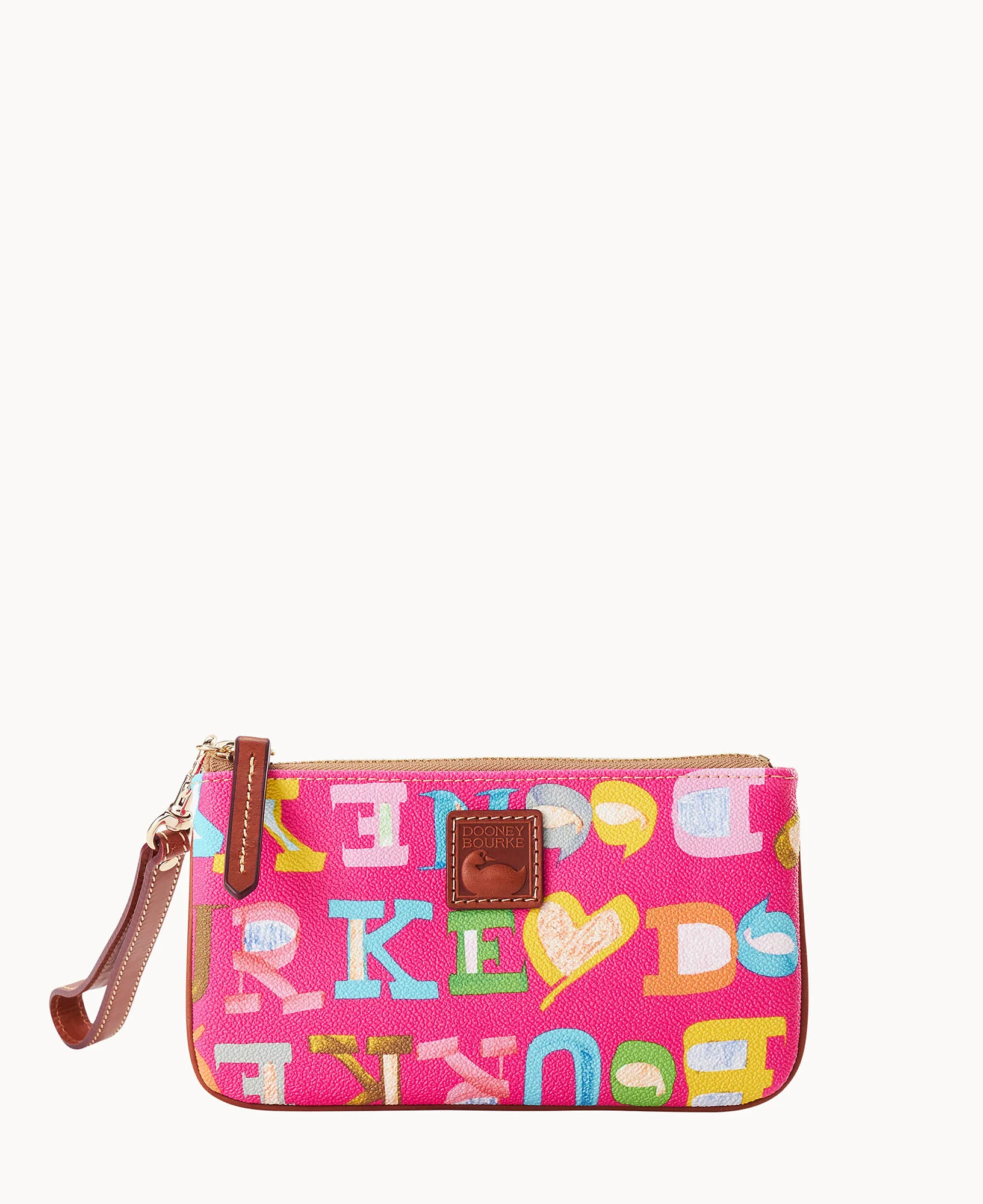Doodle II Coated Cotton Medium Wristlet - Image 4