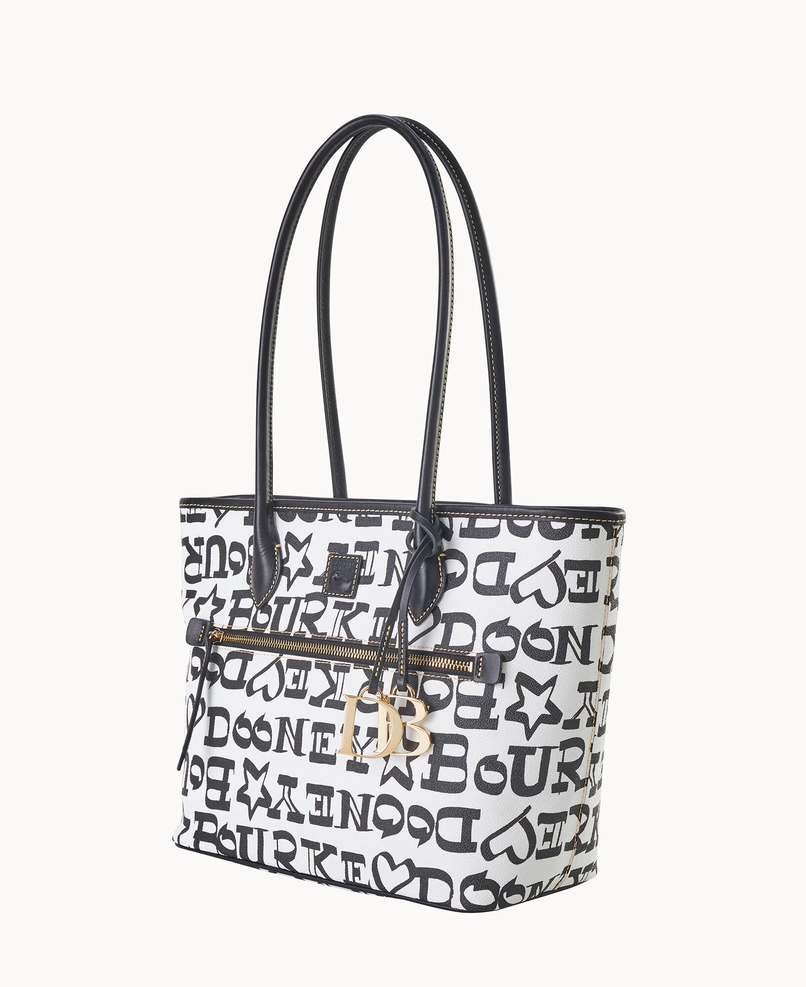 Doodle II Coated Cotton Tote - Image 2