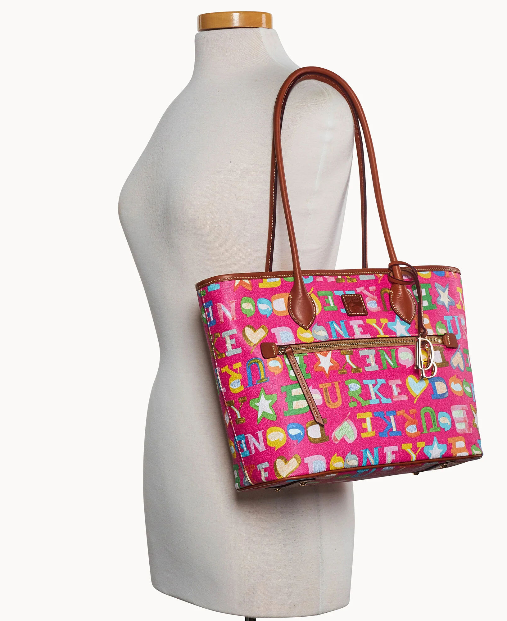Doodle II Coated Cotton Tote - Image 8