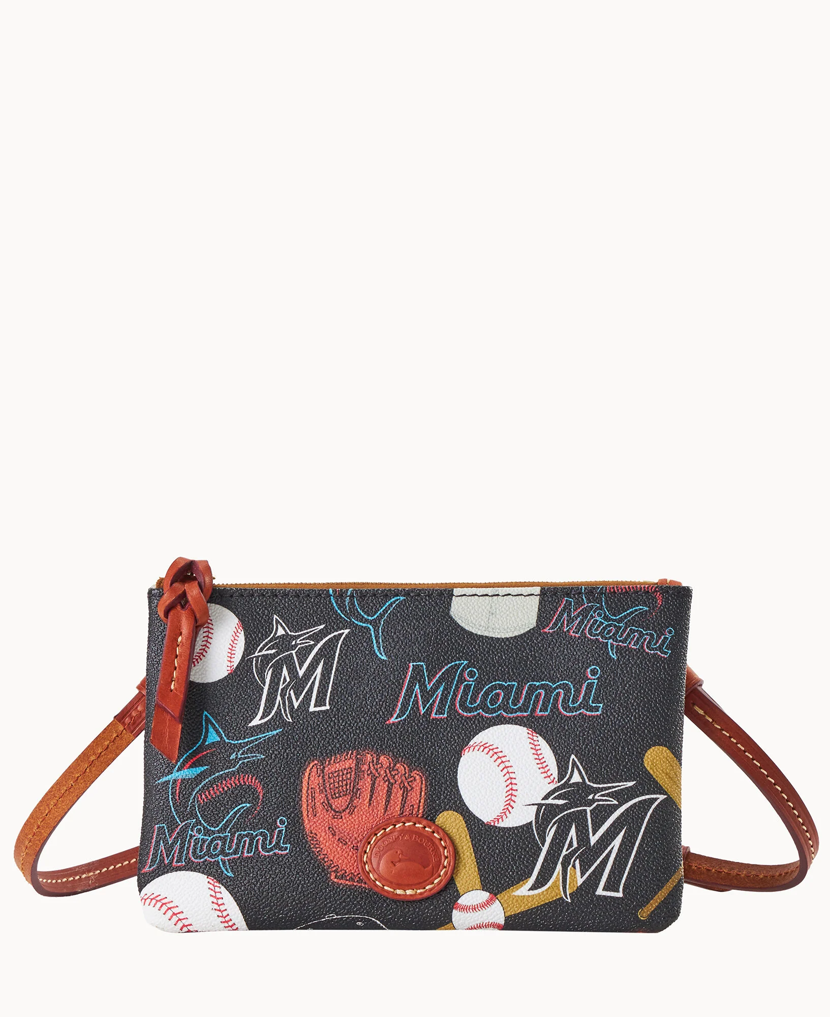 MLB Marlins Top Zip Crossbody