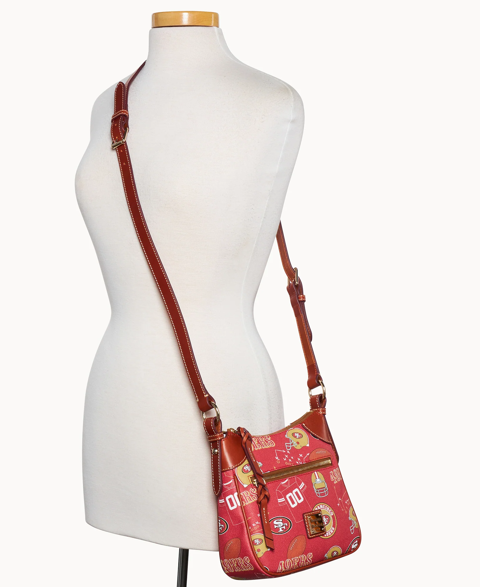 NFL 49ERS Front Zip Crossbody - Image 4