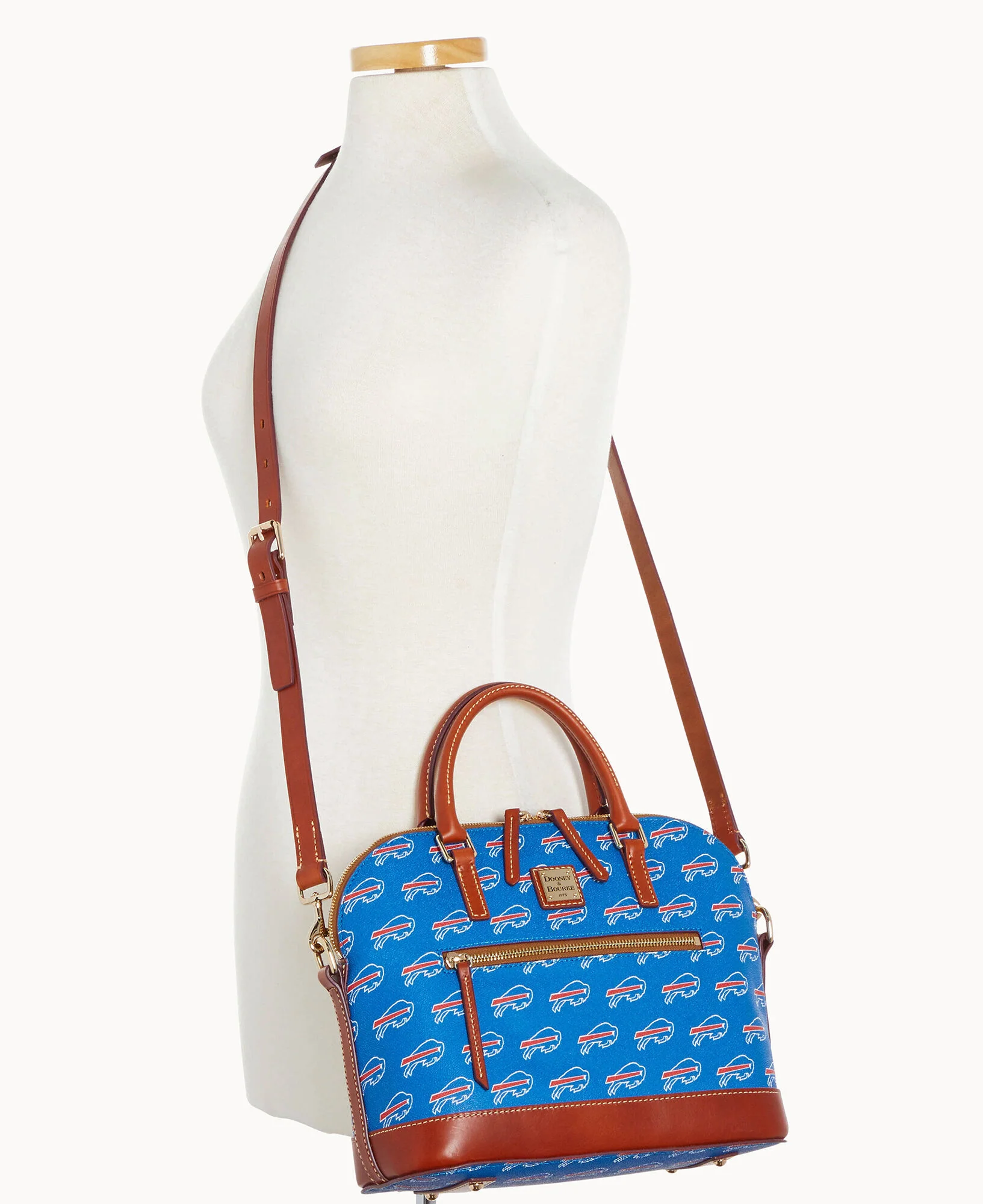 NFL Bills Domed Zip Satchel - Image 4