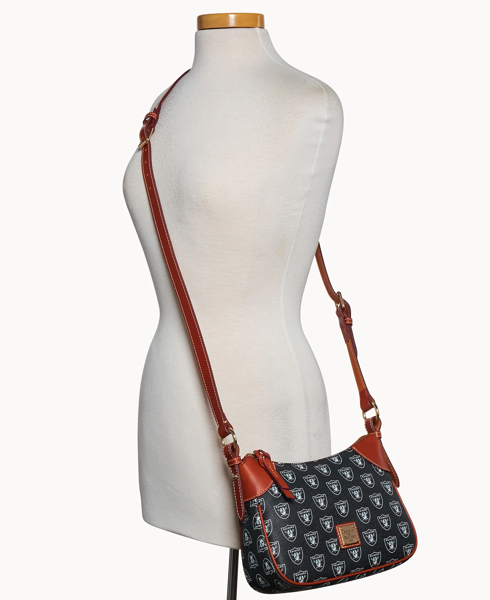 NFL Raiders Crossbody Hobo 22 - Image 5