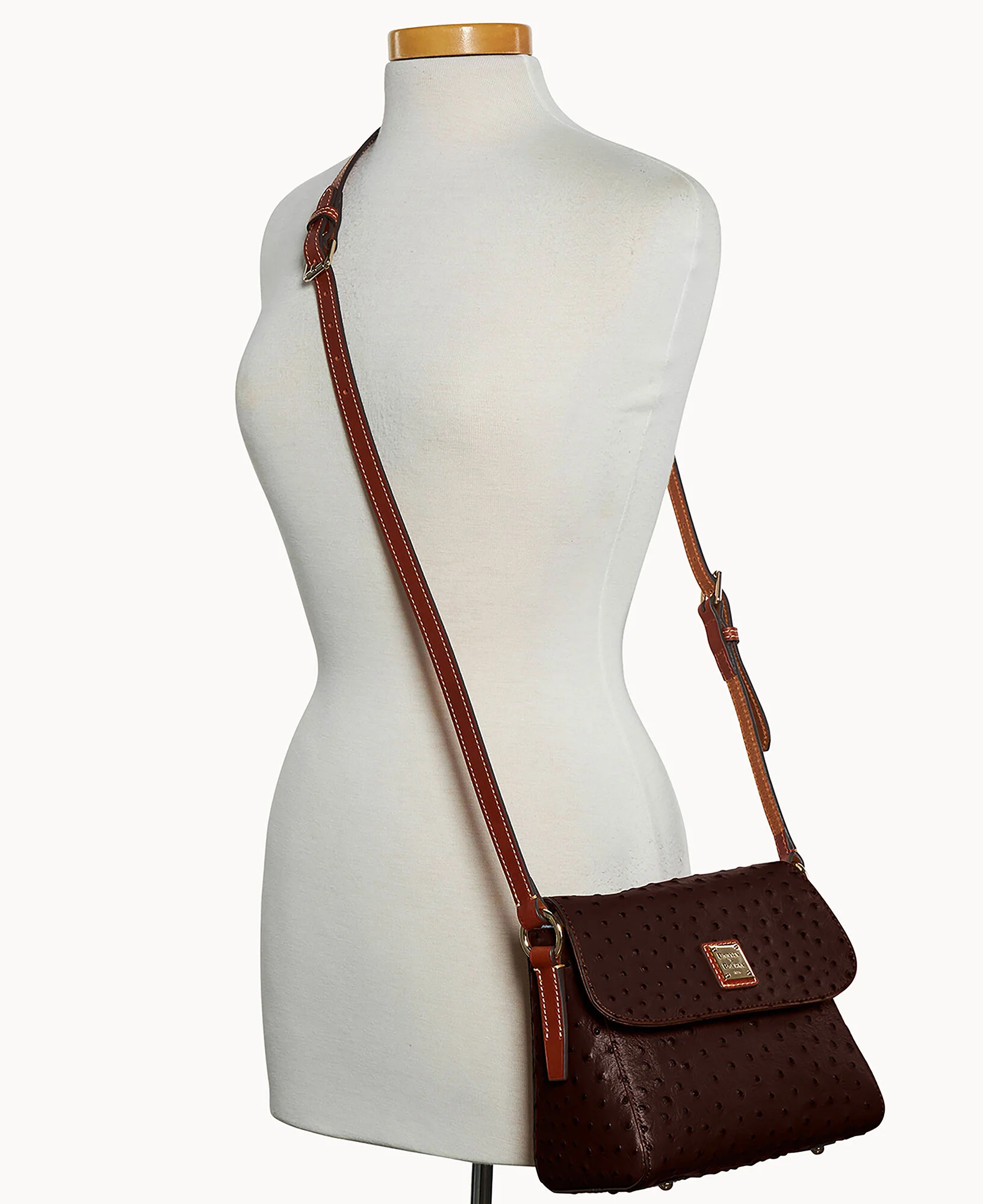 Ostrich Small Eliza Crossbody - Image 19