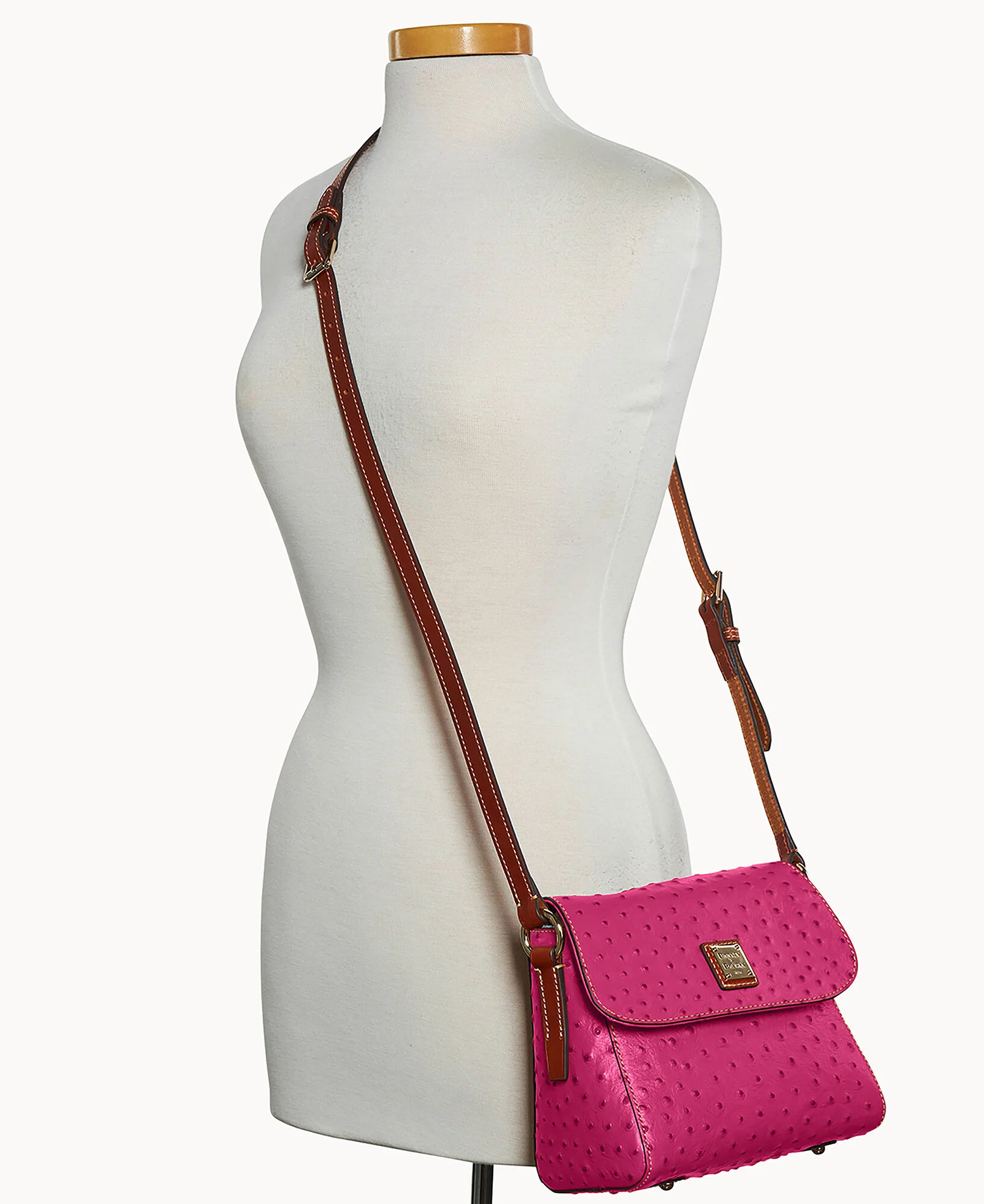 Ostrich Small Eliza Crossbody - Image 23