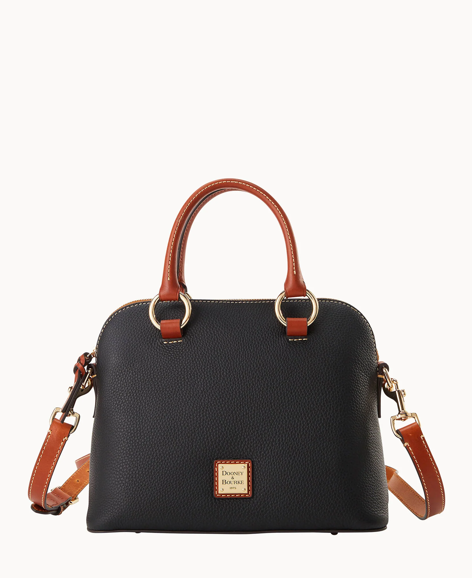 Pebble Grain Domed Satchel - Image 16
