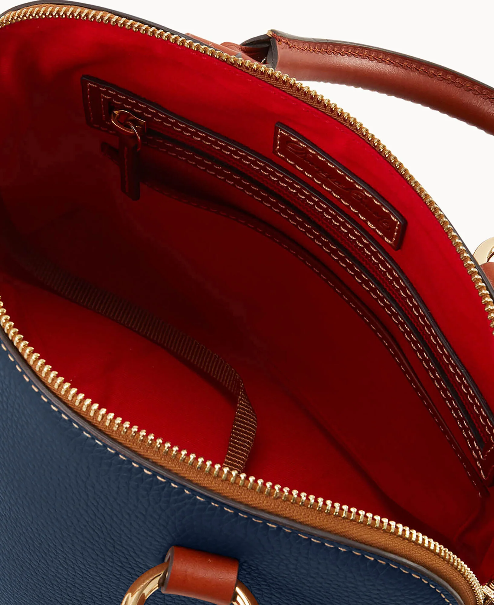 Pebble Grain Domed Satchel - Image 23