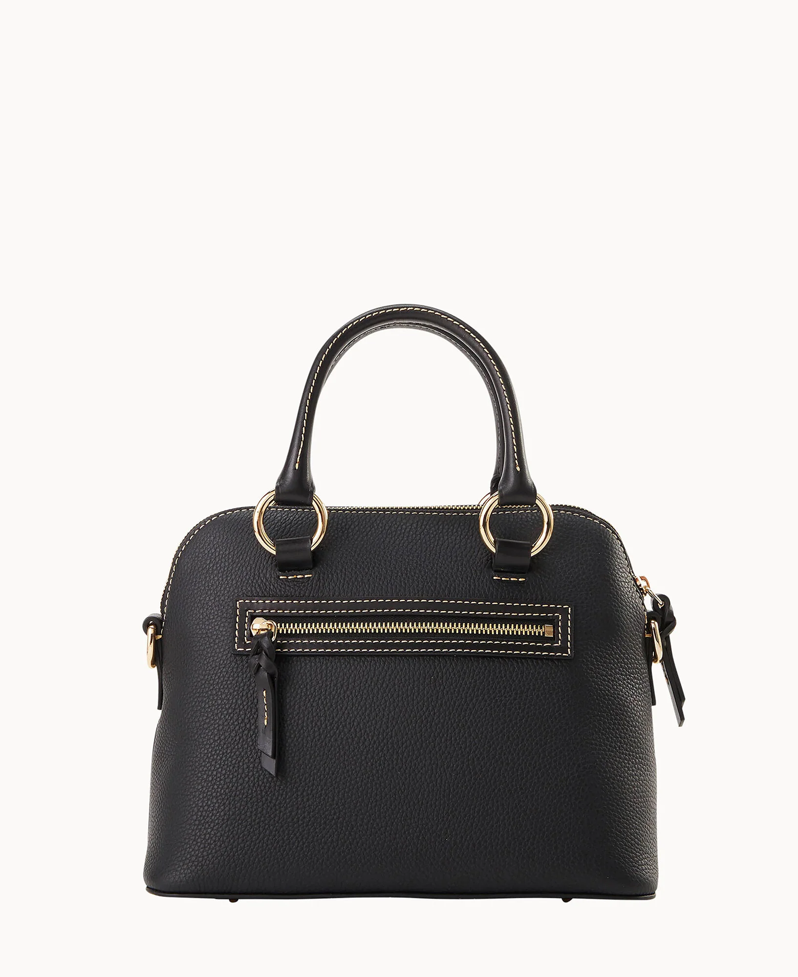 Pebble Grain Domed Satchel - Image 4