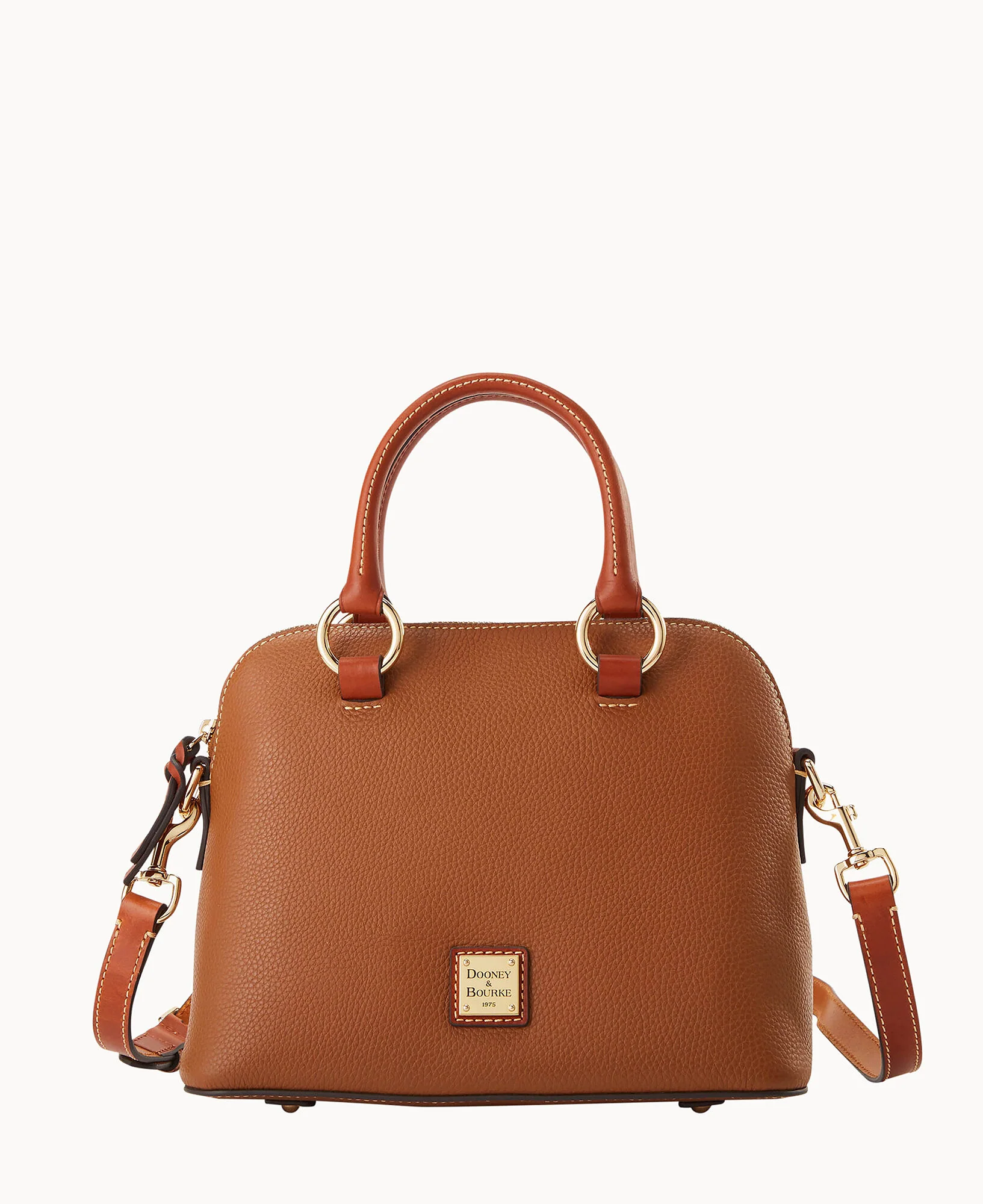 Pebble Grain Domed Satchel - Image 6