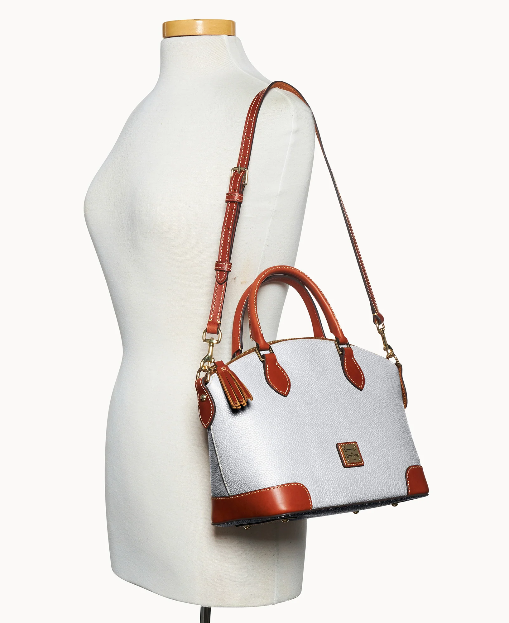 Pebble Grain Geena Satchel - Image 40