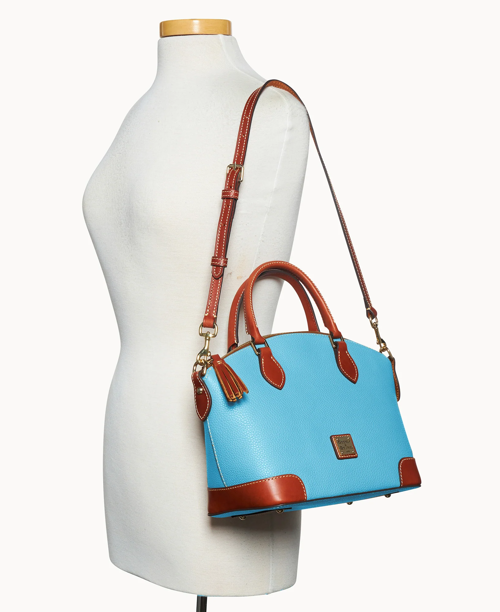 Pebble Grain Geena Satchel - Image 60