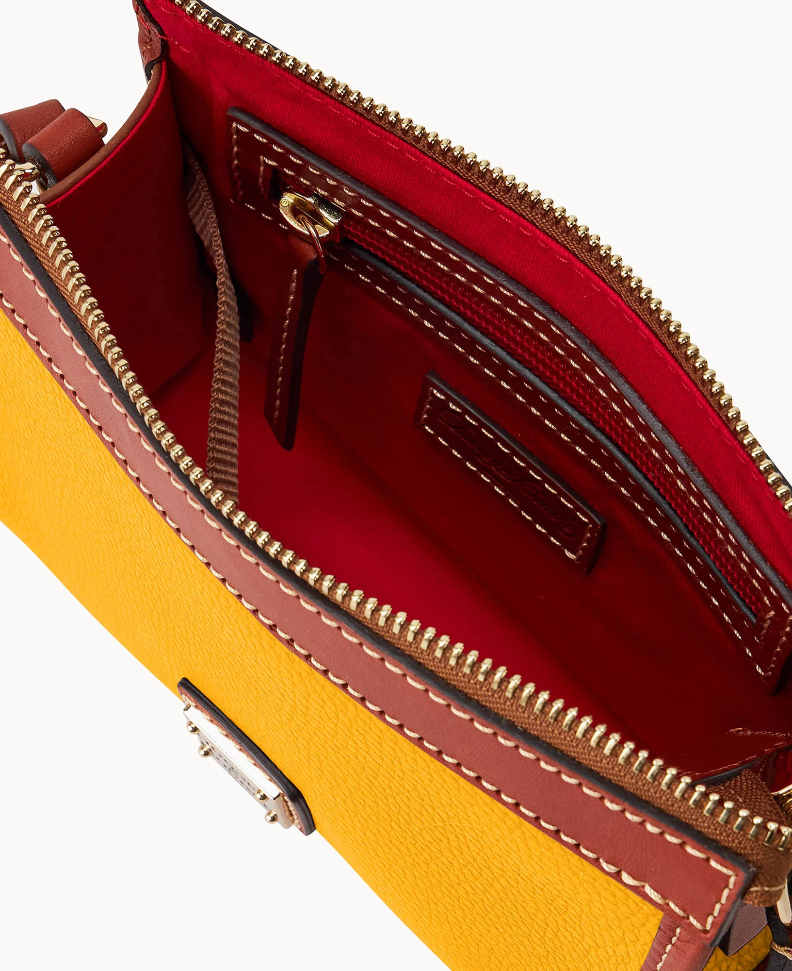 Pebble Grain Small East West Crossbody - Image 43