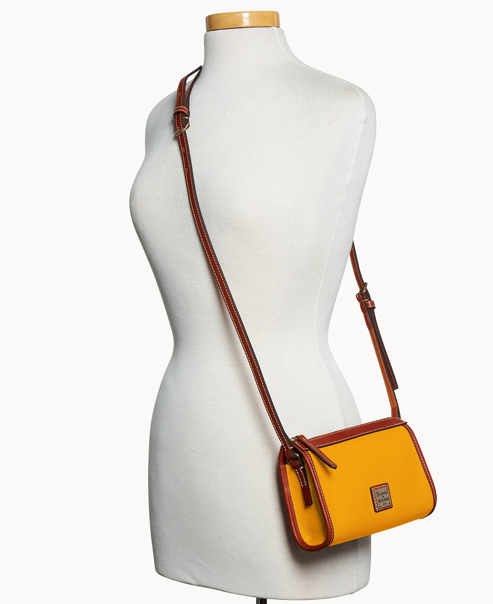 Pebble Grain Small East West Crossbody - Image 44