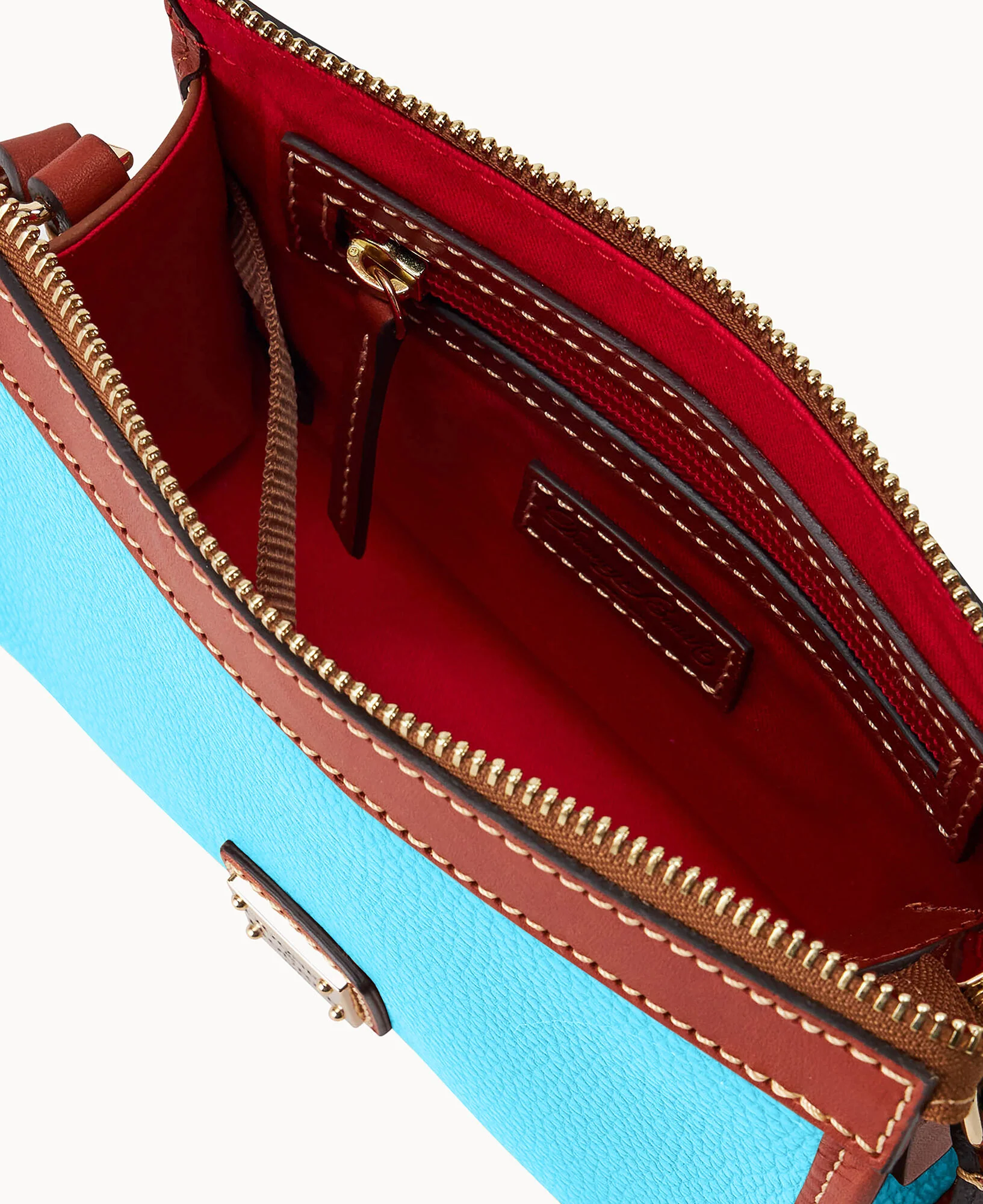 Pebble Grain Small East West Crossbody - Image 47