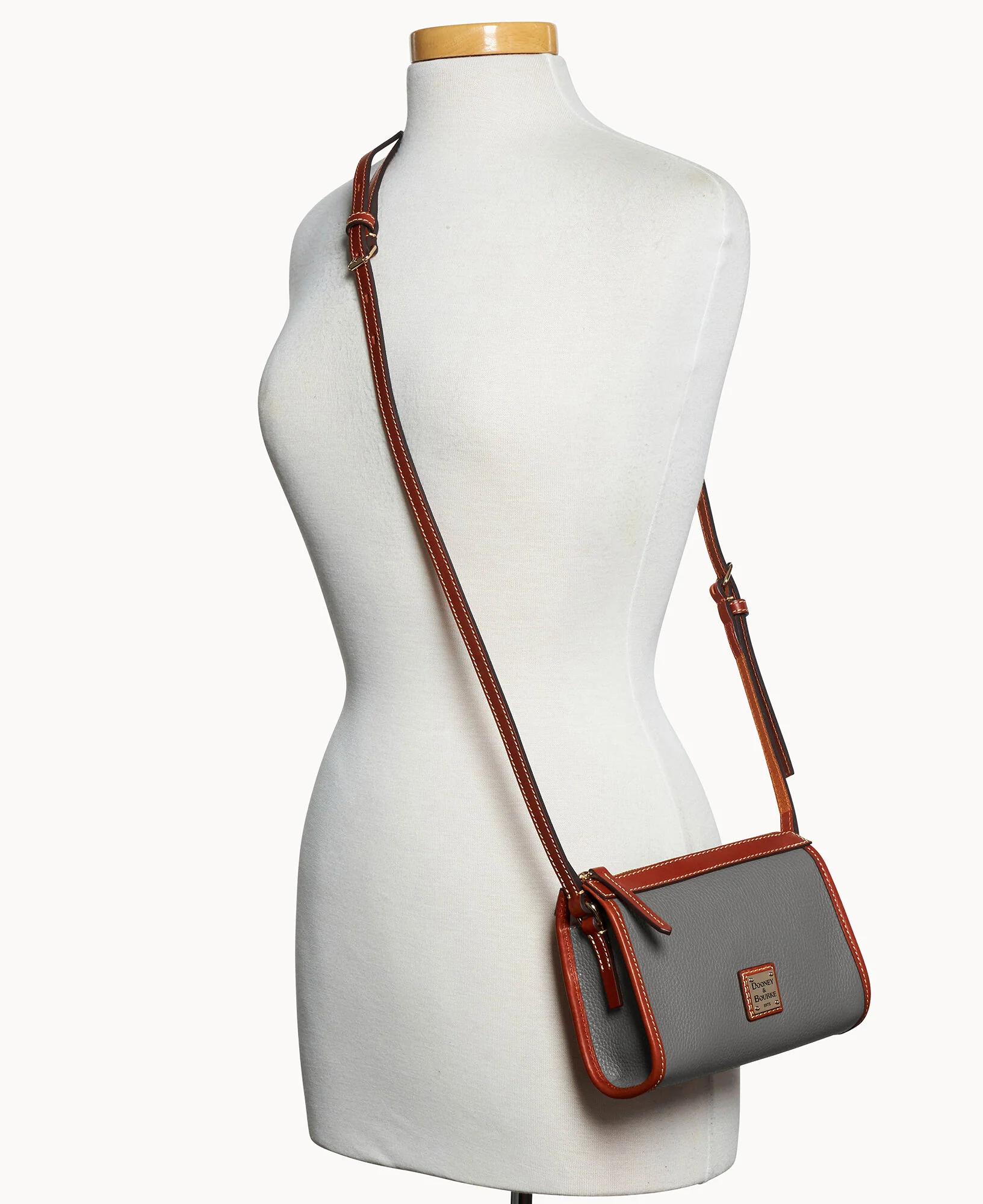 Pebble Grain Small East West Crossbody - Image 52