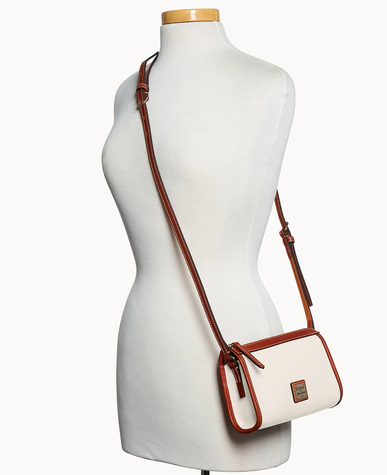 Pebble Grain Small East West Crossbody - Image 56