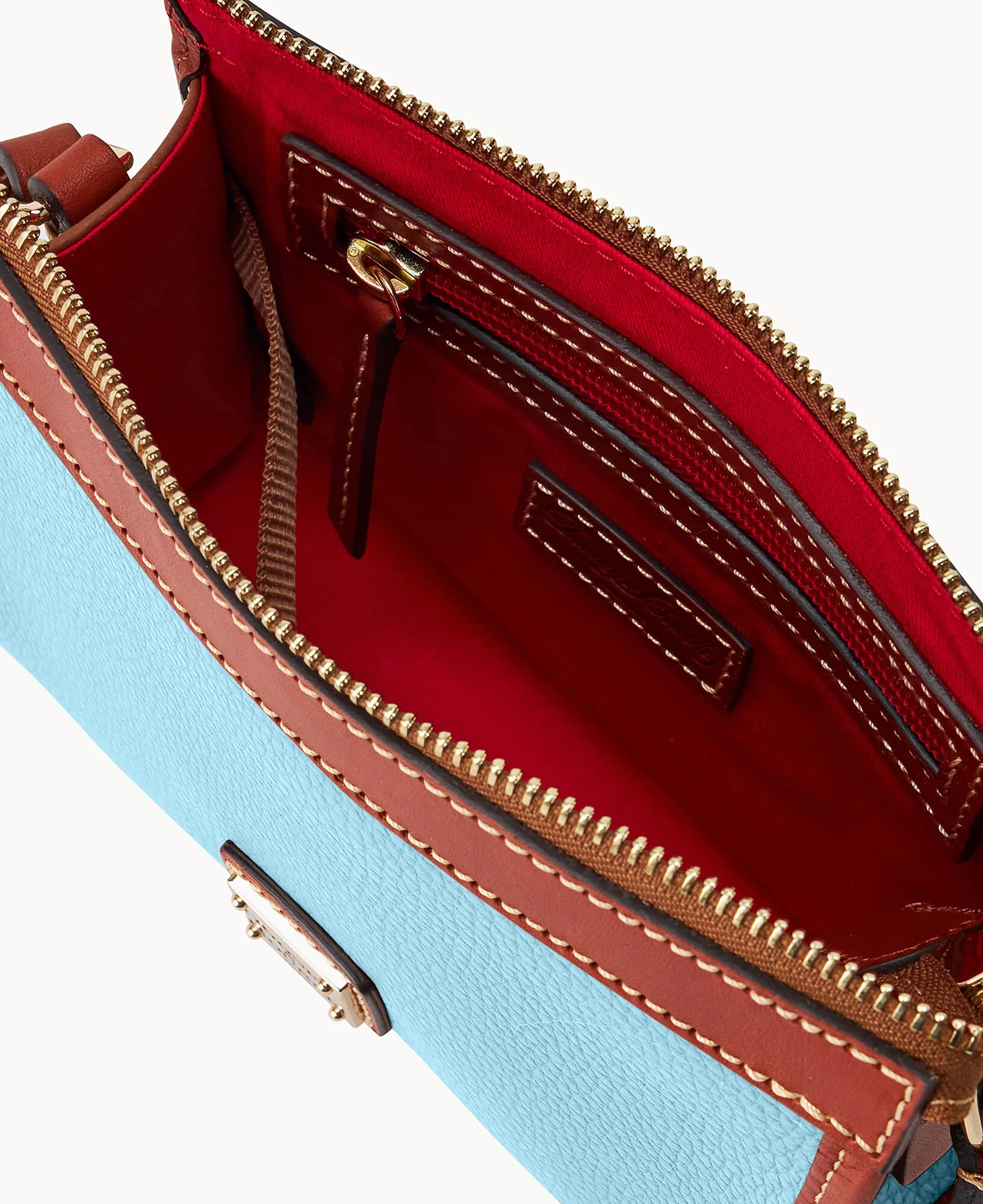 Pebble Grain Small East West Crossbody - Image 59