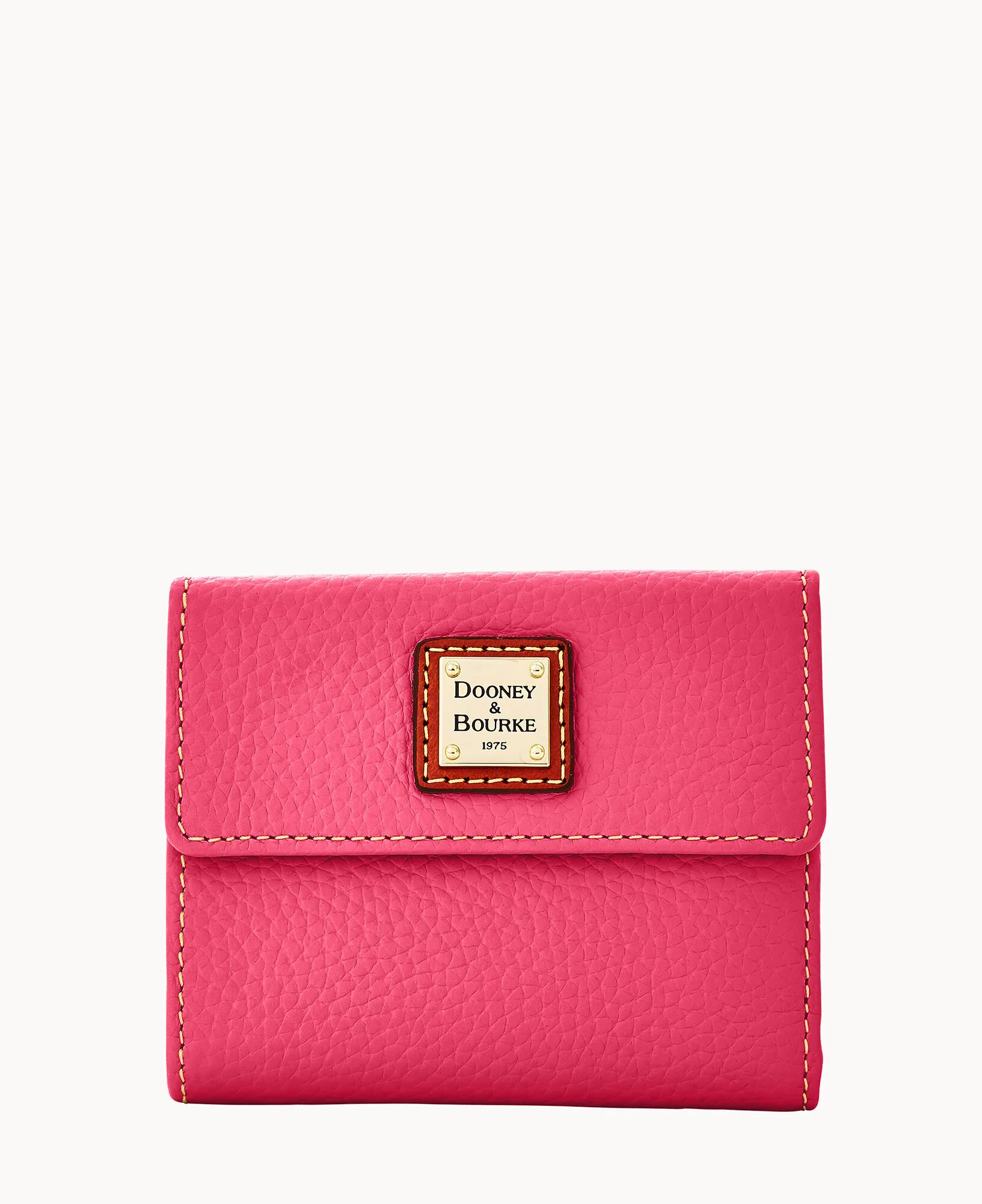 Pebble Grain Small Flap Wallet