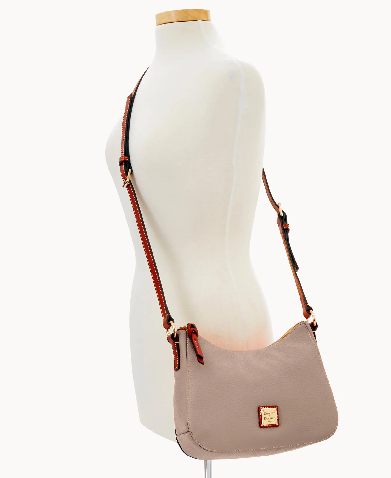 Pebble Grain Small Kiley Crossbody - Image 10
