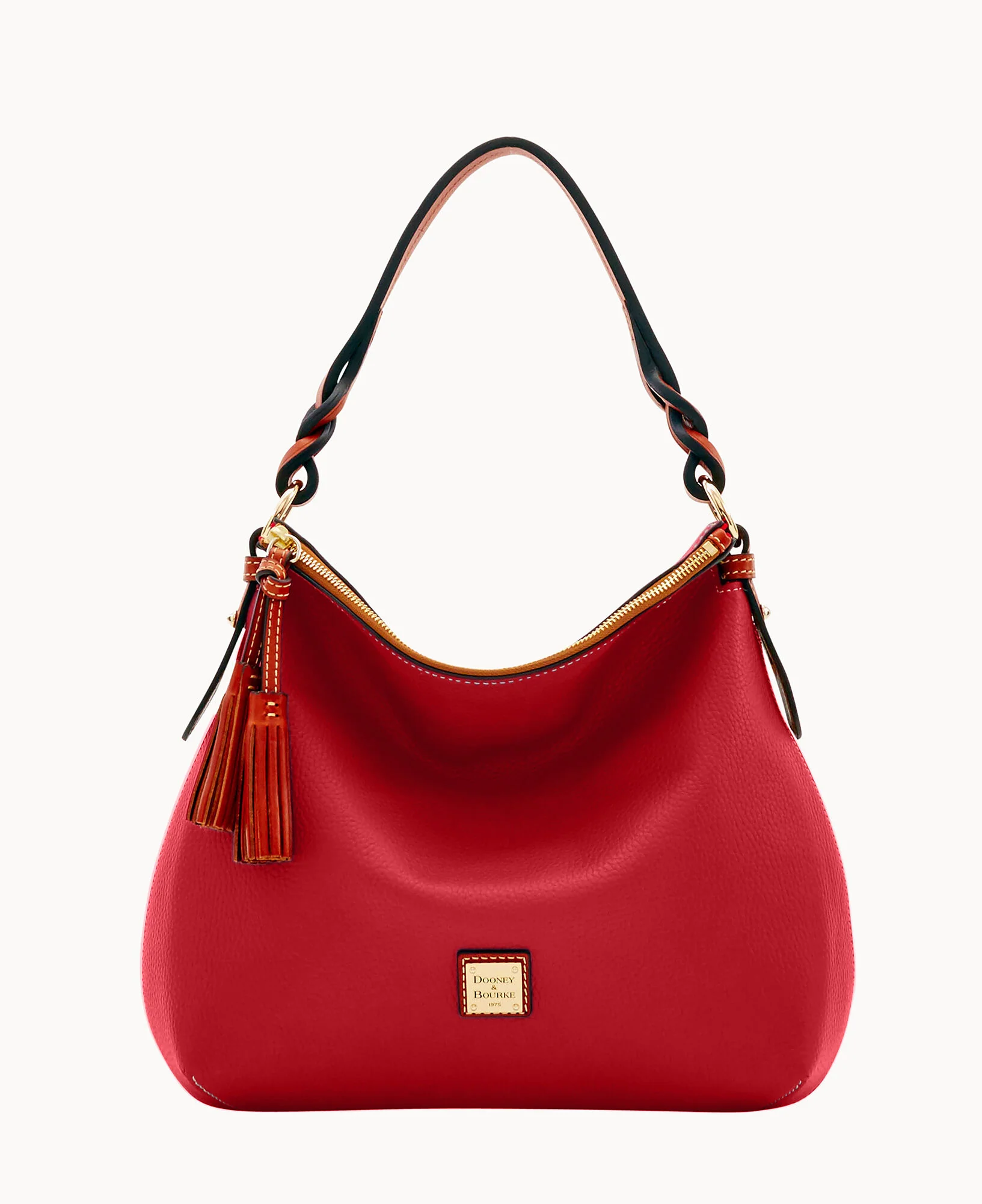 Pebble Grain Twist Strap Hobo - Image 33