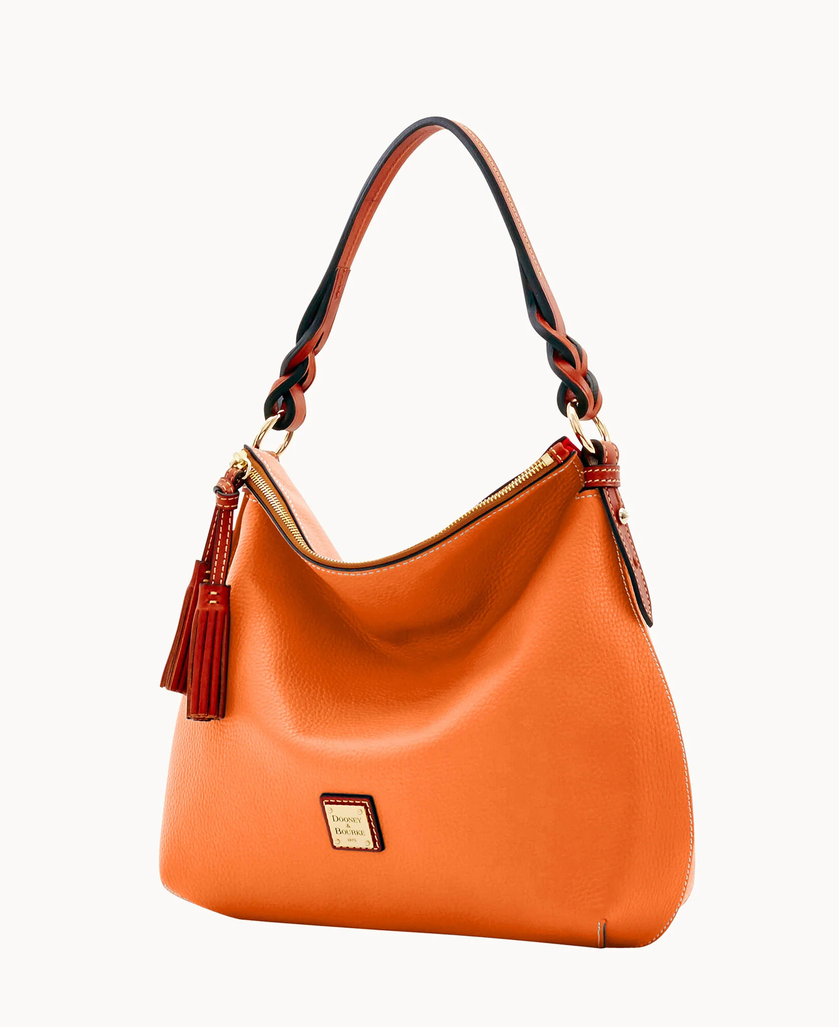 Pebble Grain Twist Strap Hobo - Image 50