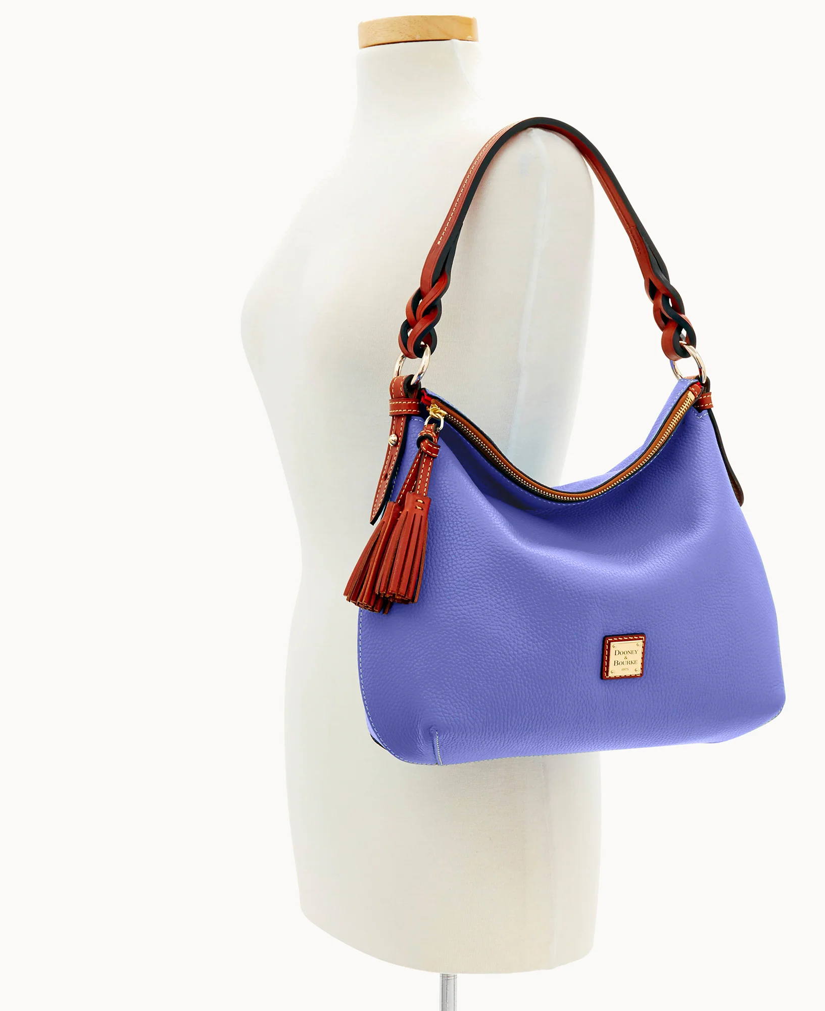 Pebble Grain Twist Strap Hobo - Image 68