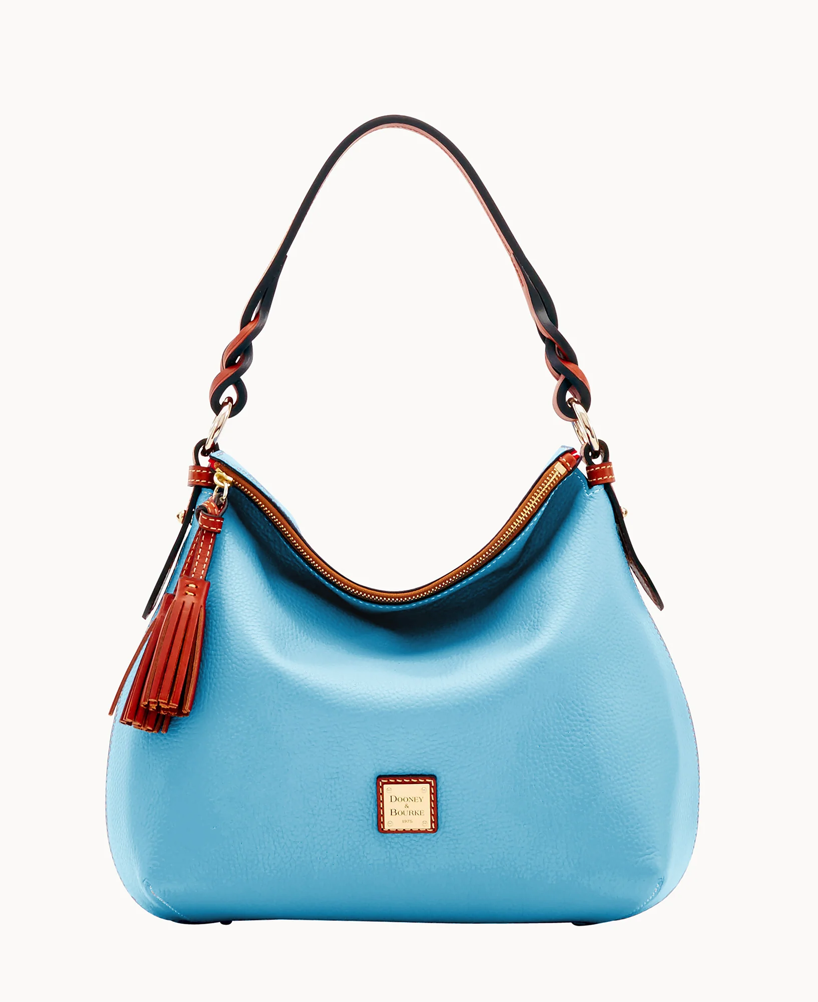 Pebble Grain Twist Strap Hobo - Image 73