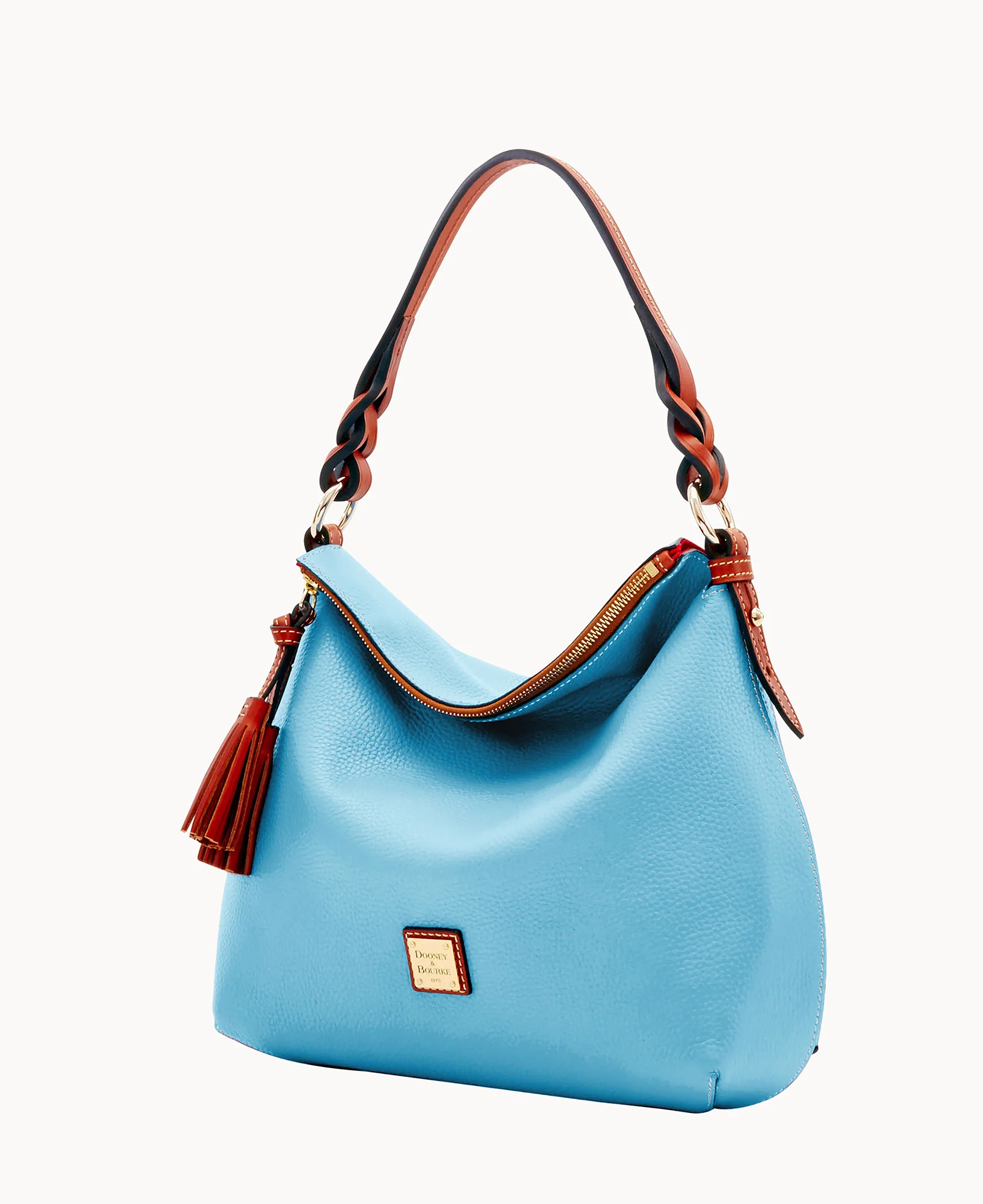 Pebble Grain Twist Strap Hobo - Image 74