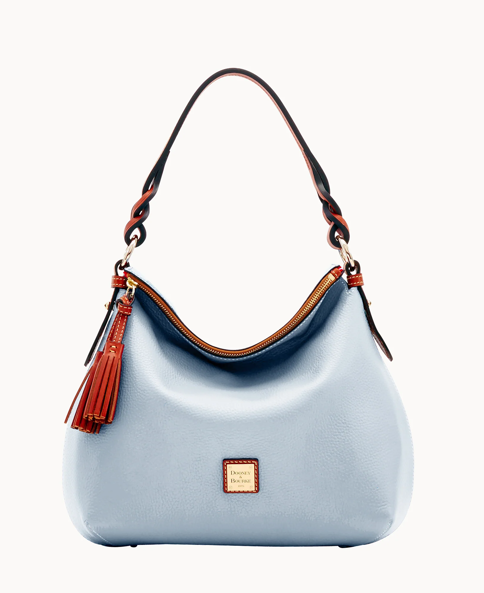 Pebble Grain Twist Strap Hobo - Image 77