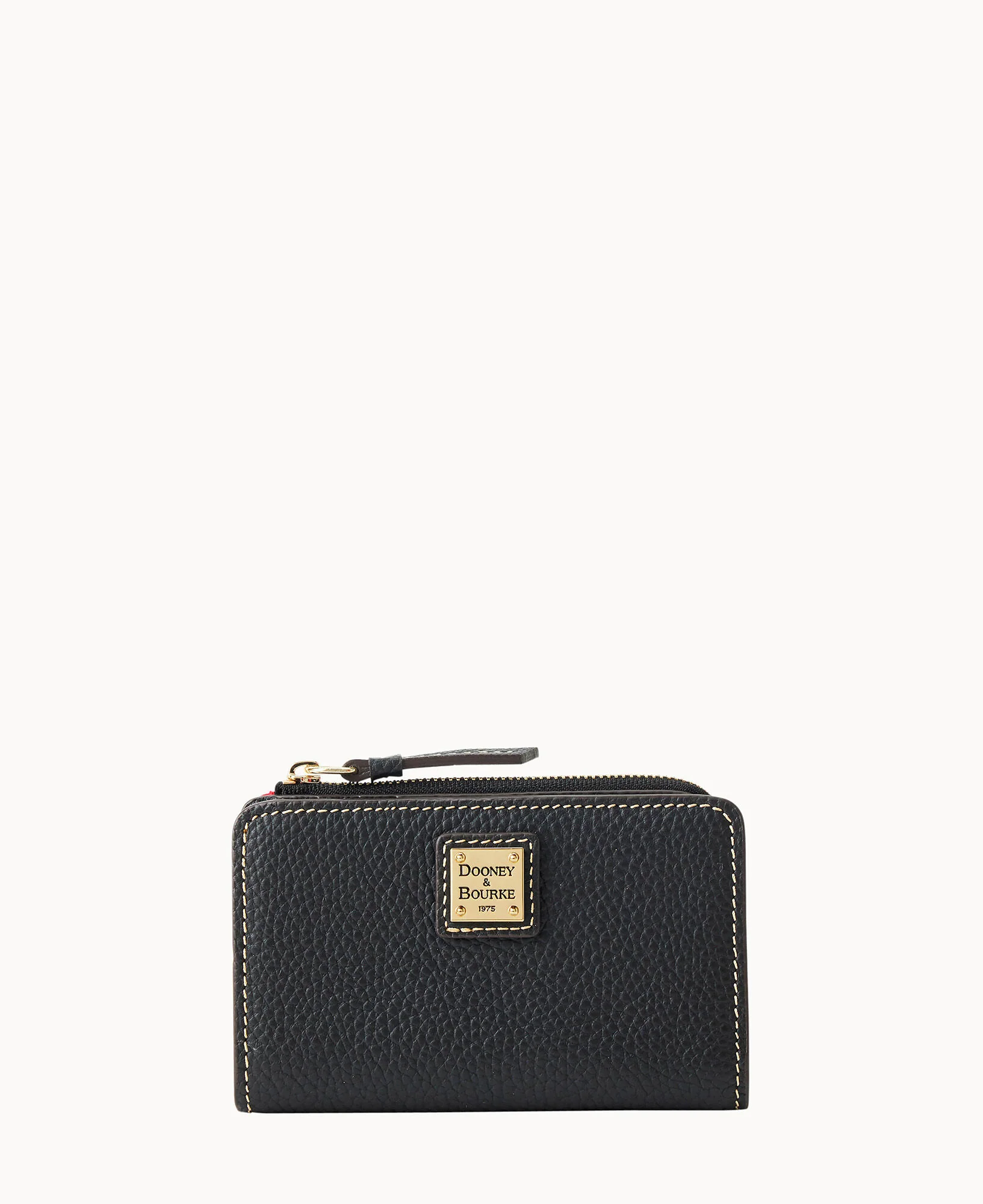Pebble Grain Zip Credit Card Wallet 14