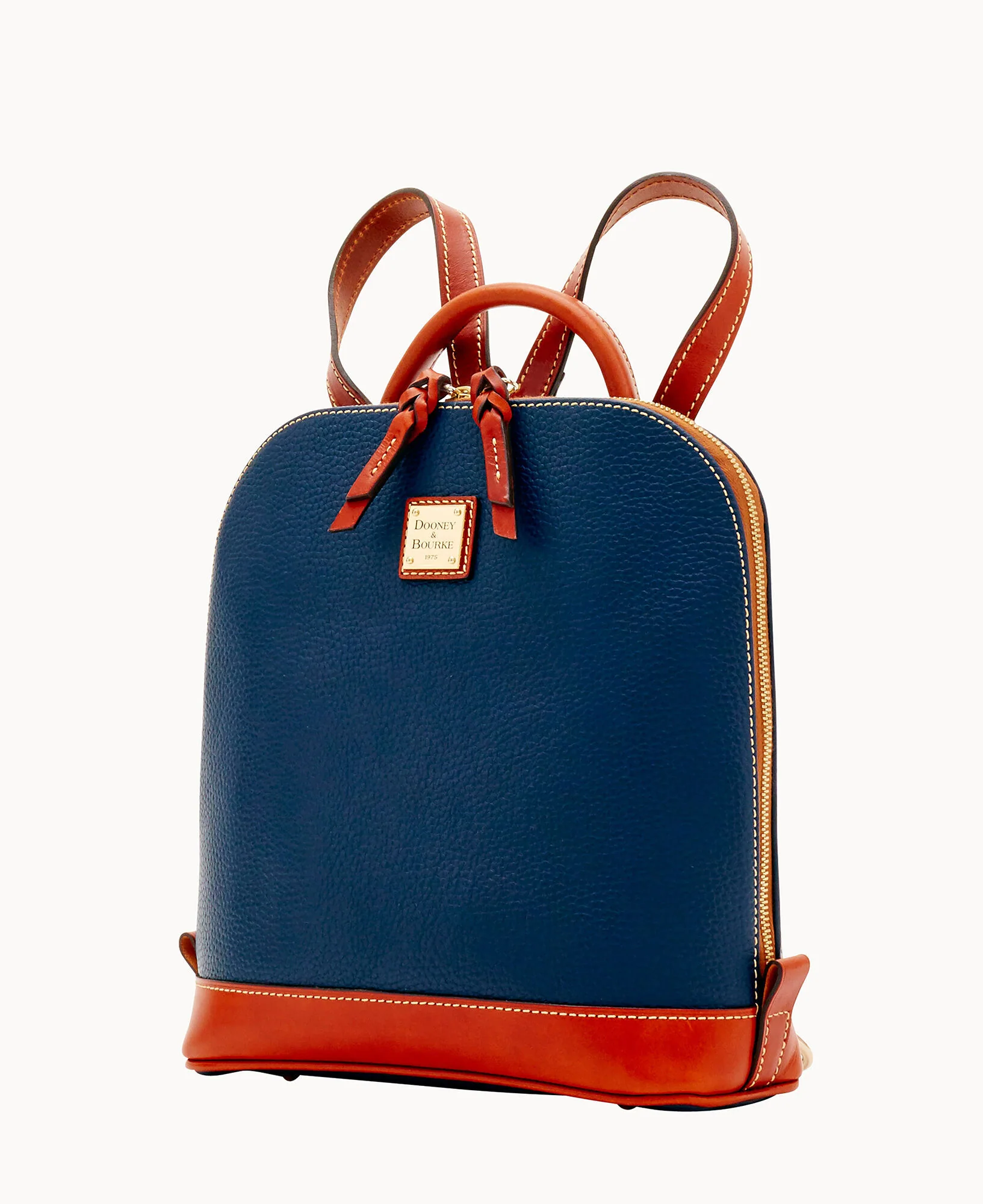 Pebble Grain Zip Pod Backpack - Image 22