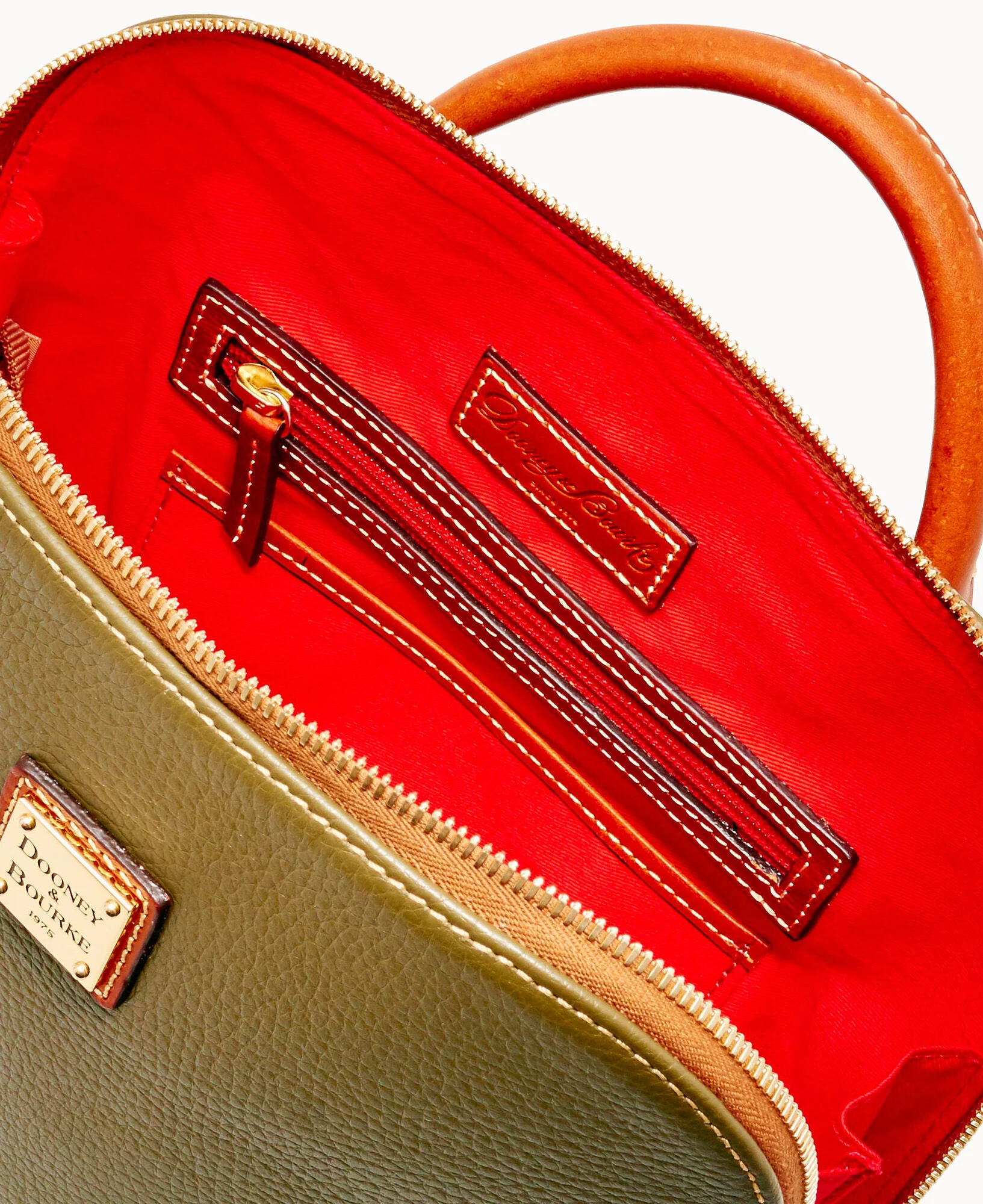 Pebble Grain Zip Pod Backpack - Image 27