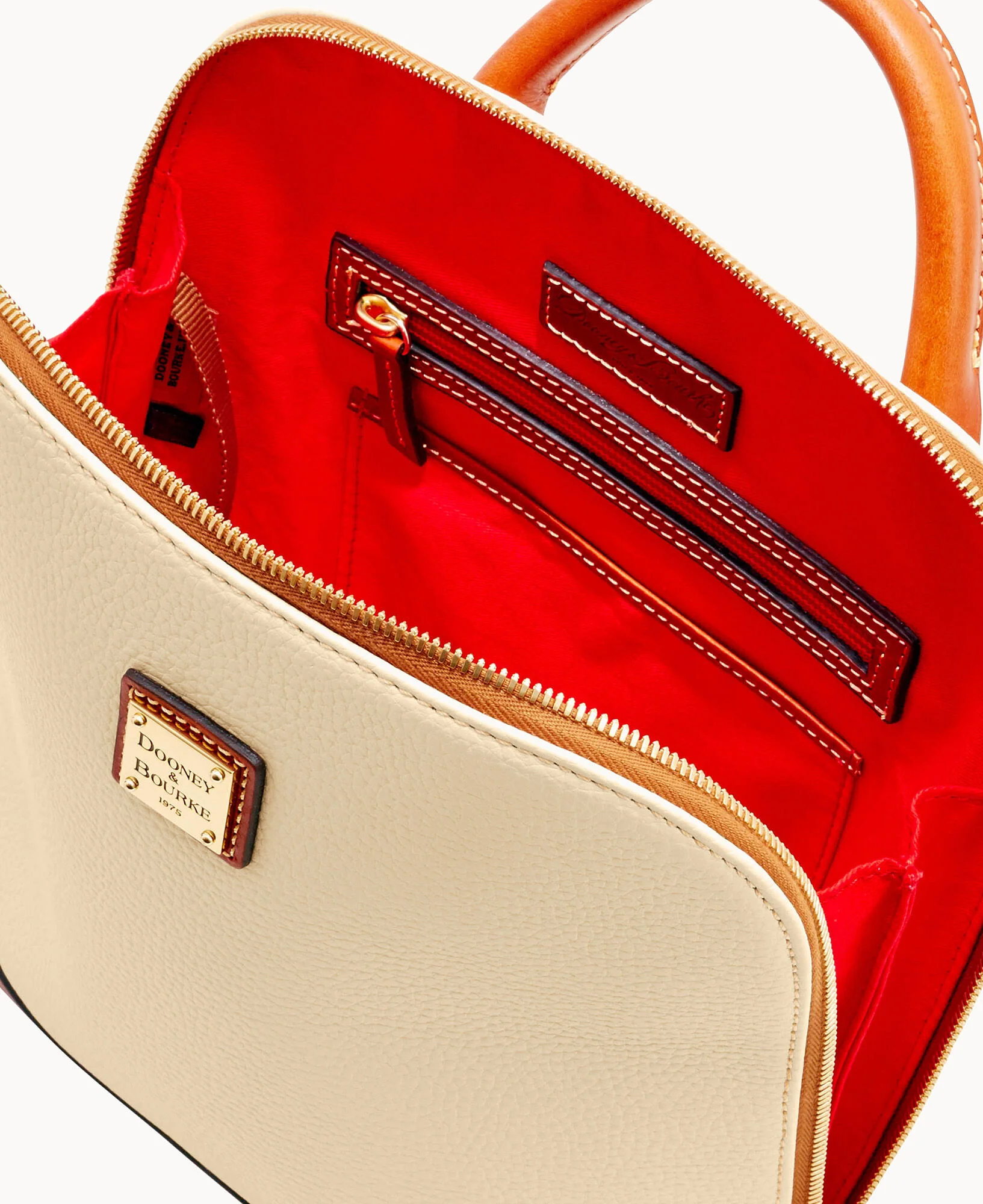 Pebble Grain Zip Pod Backpack - Image 35