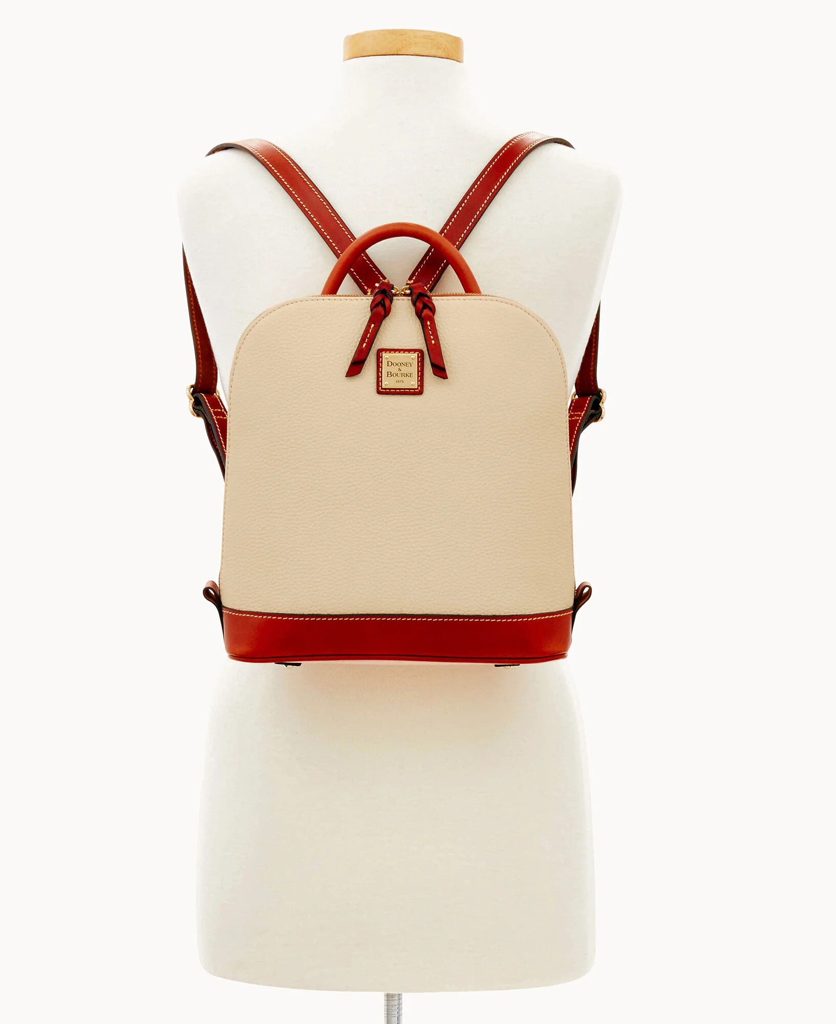 Pebble Grain Zip Pod Backpack - Image 36