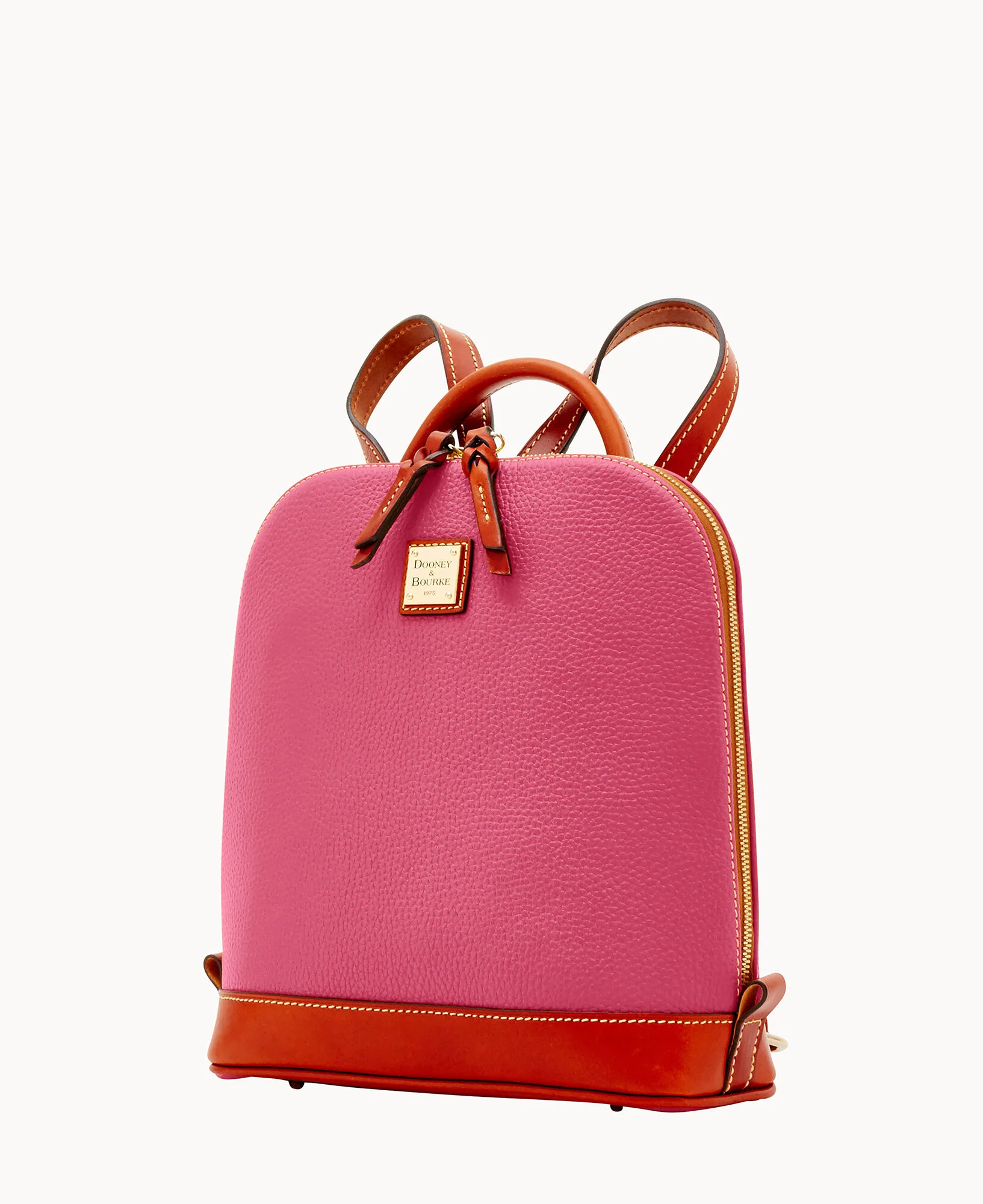 Pebble Grain Zip Pod Backpack - Image 38