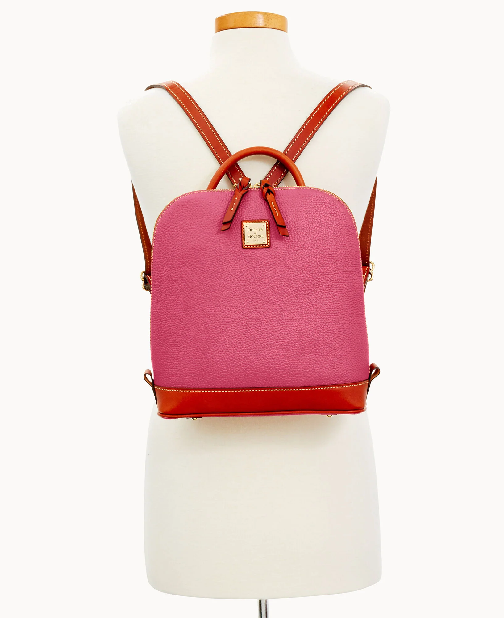 Pebble Grain Zip Pod Backpack - Image 40