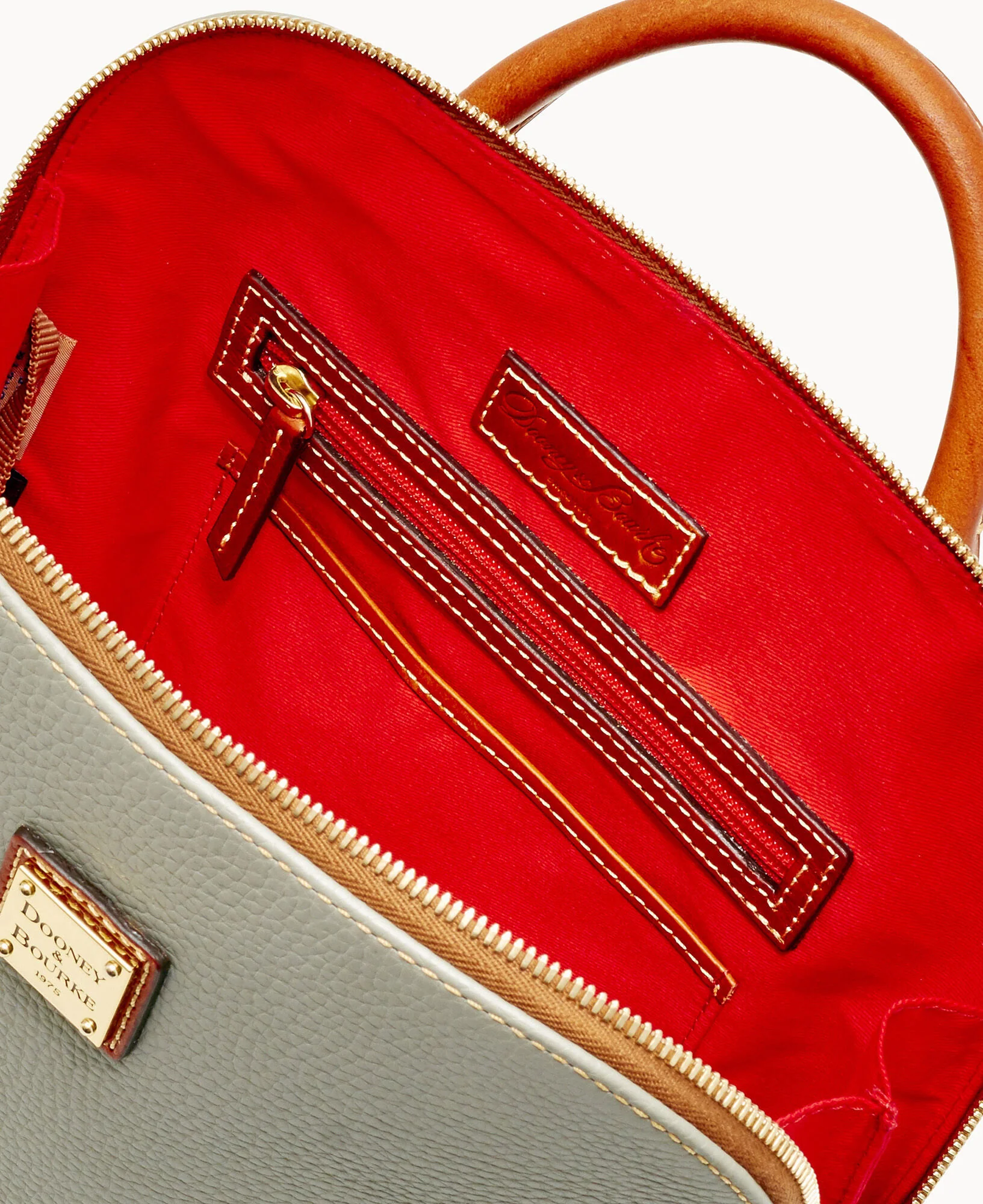 Pebble Grain Zip Pod Backpack - Image 43