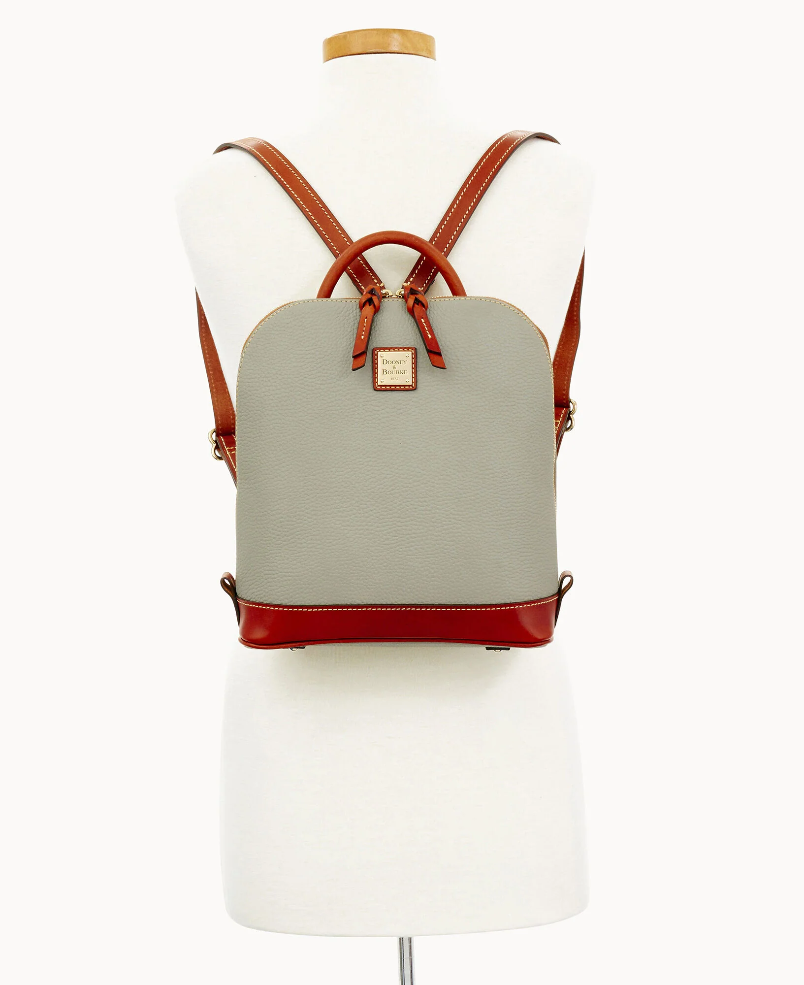 Pebble Grain Zip Pod Backpack - Image 44