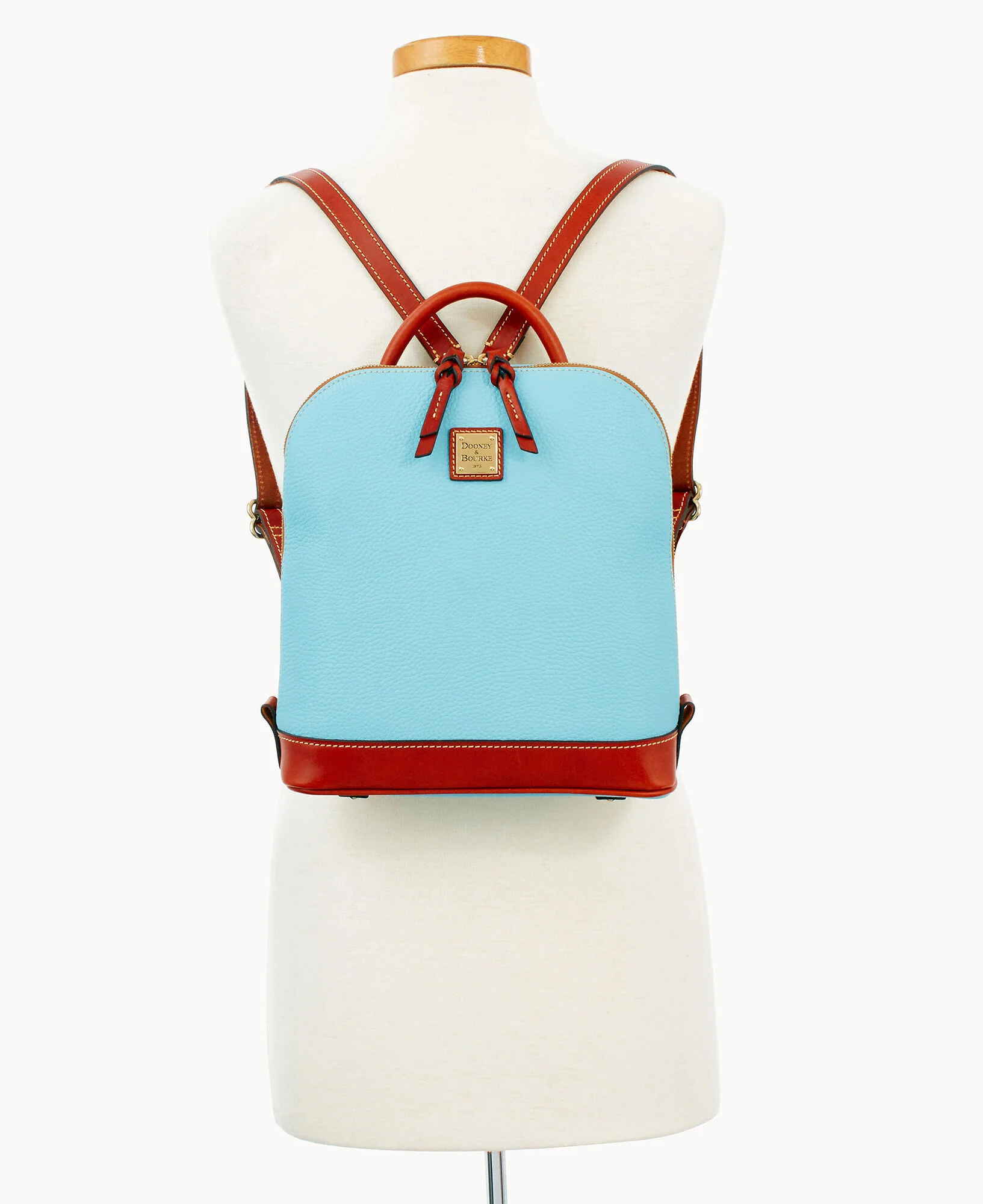 Pebble Grain Zip Pod Backpack - Image 48