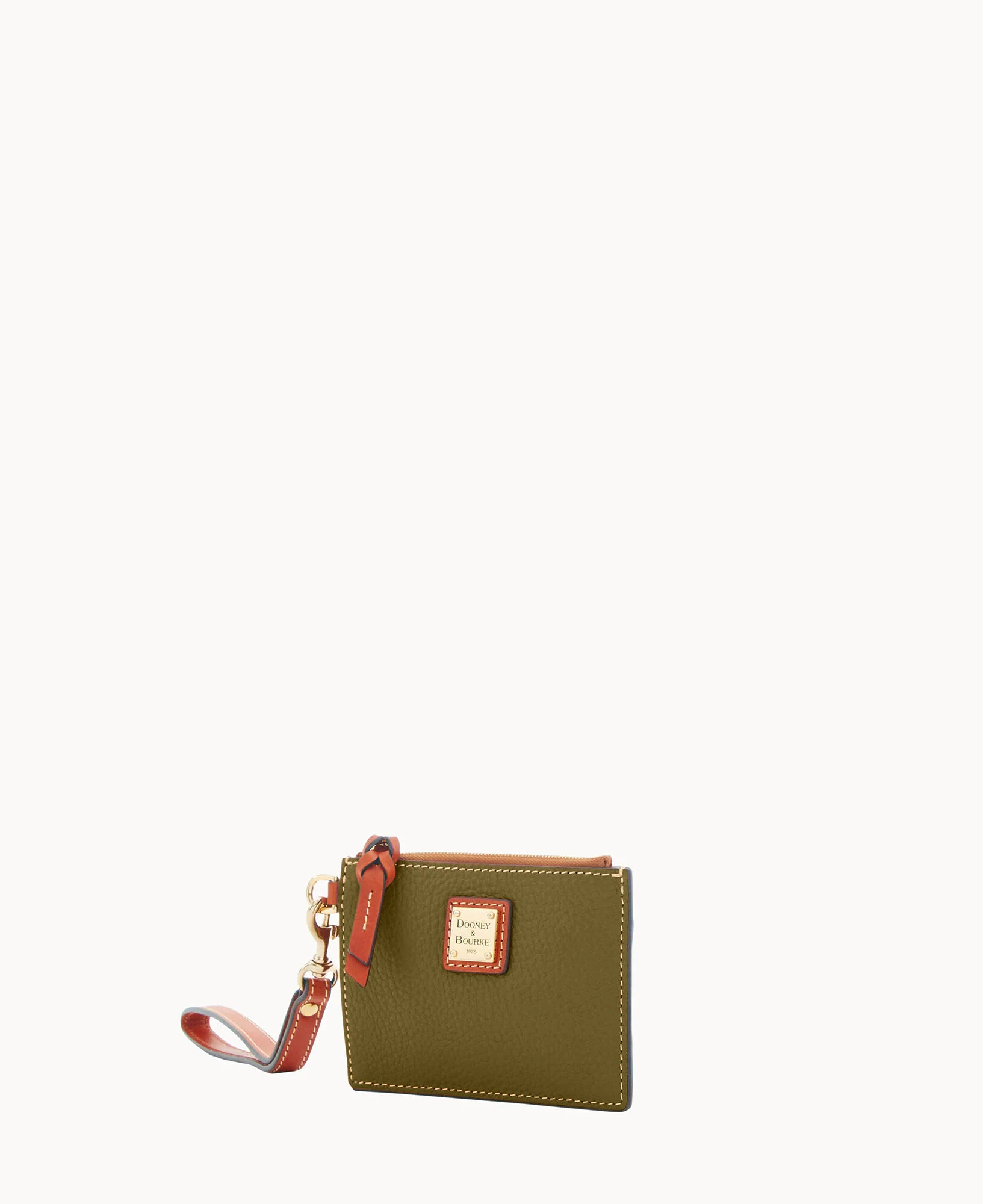 Pebble Grain Zip Top Card Case Wristlet - Image 74
